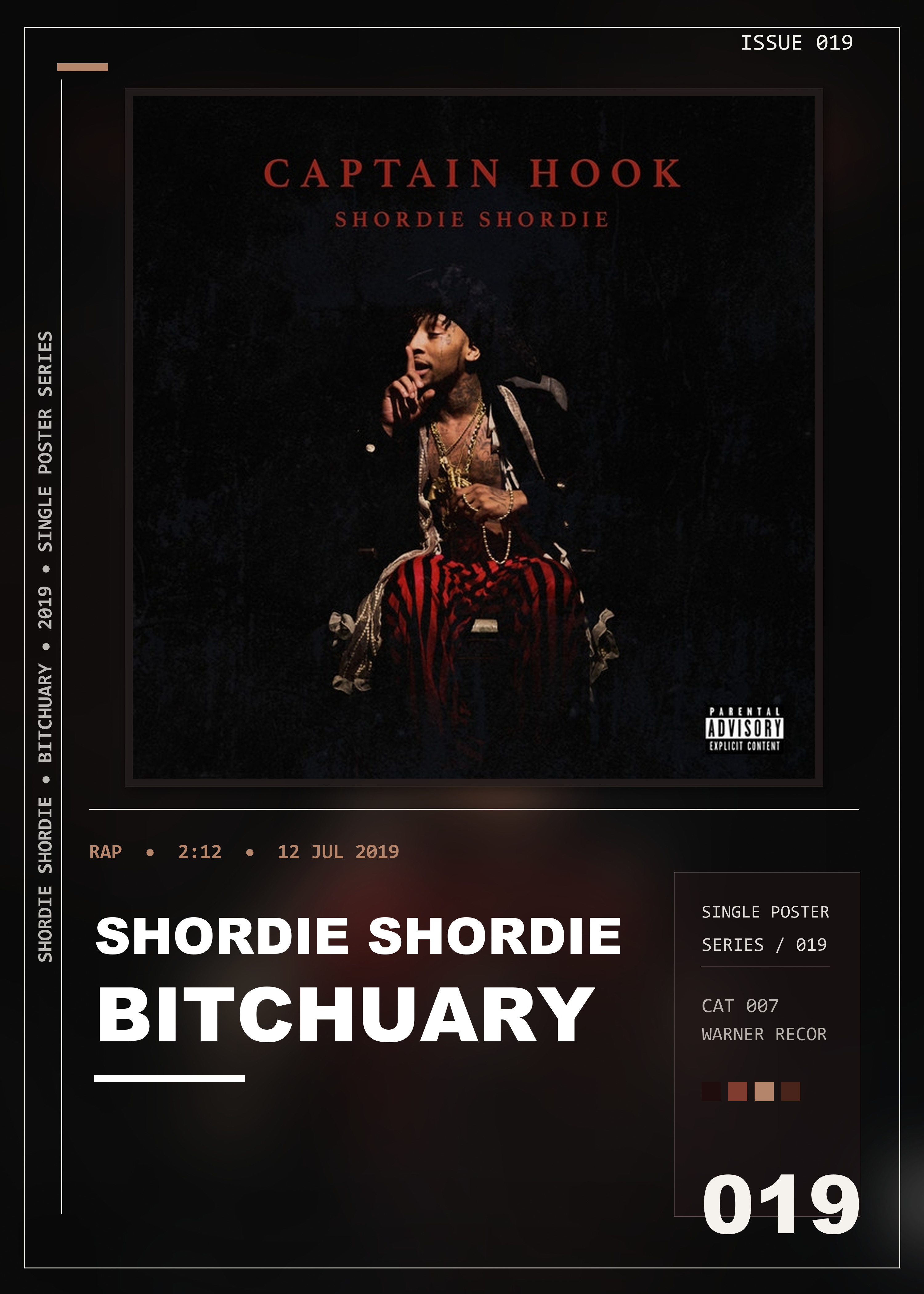 Music poster: Shordie Shordie - Bitchuary