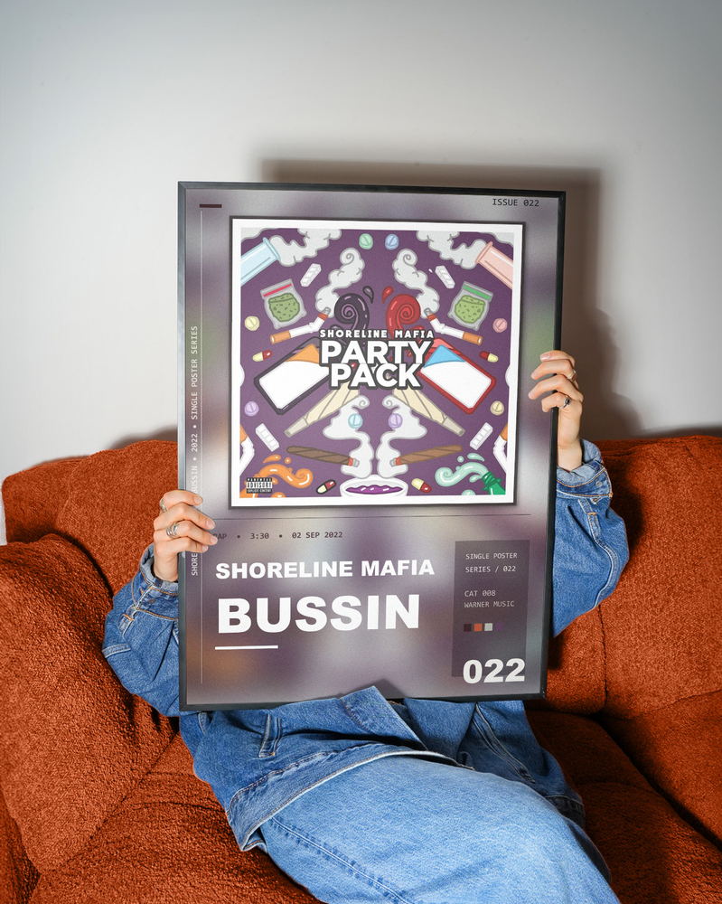 Music poster: Shoreline Mafia - Bussin