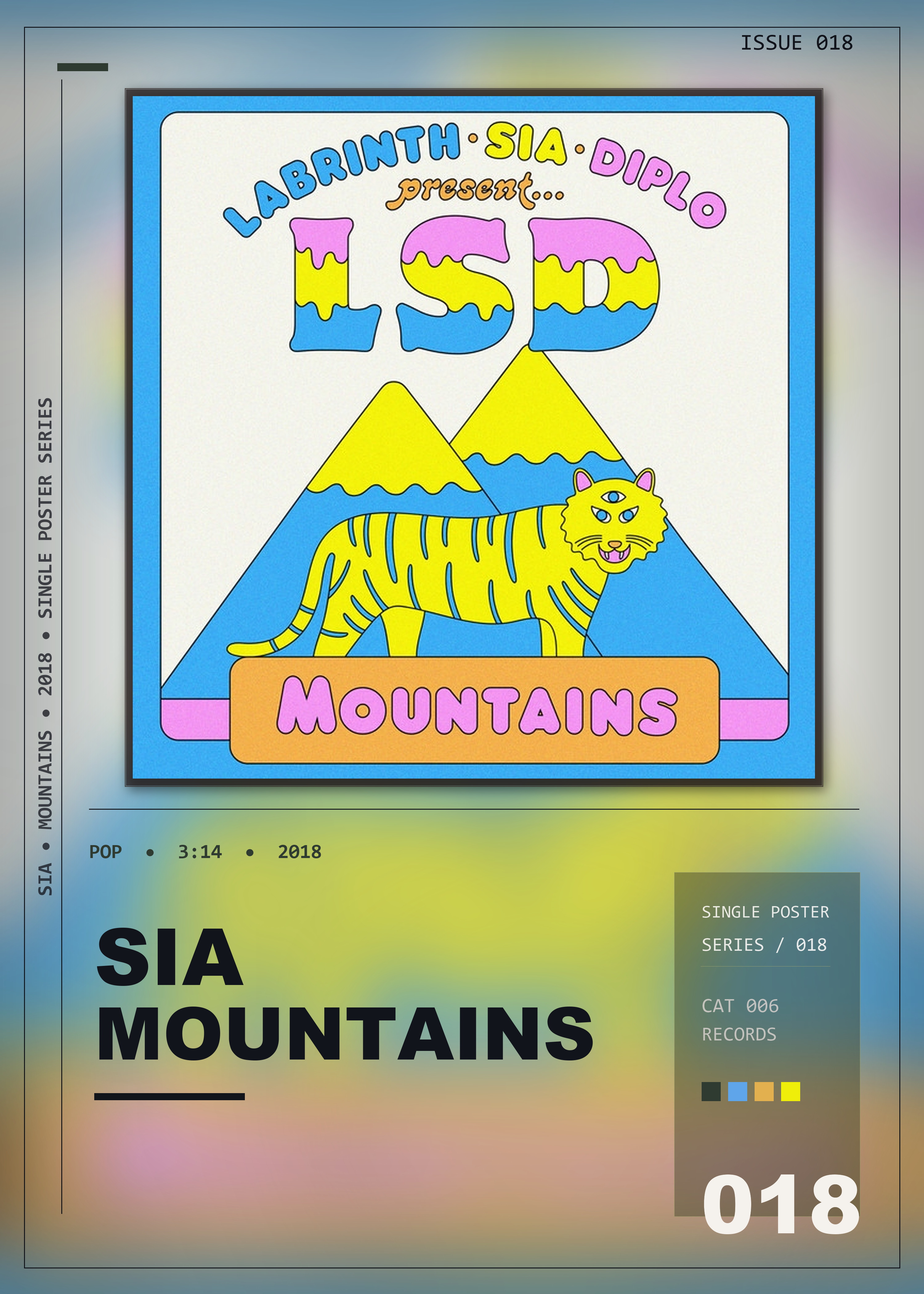 Music poster: Sia - Mountains with Sia Diplo Labrinth