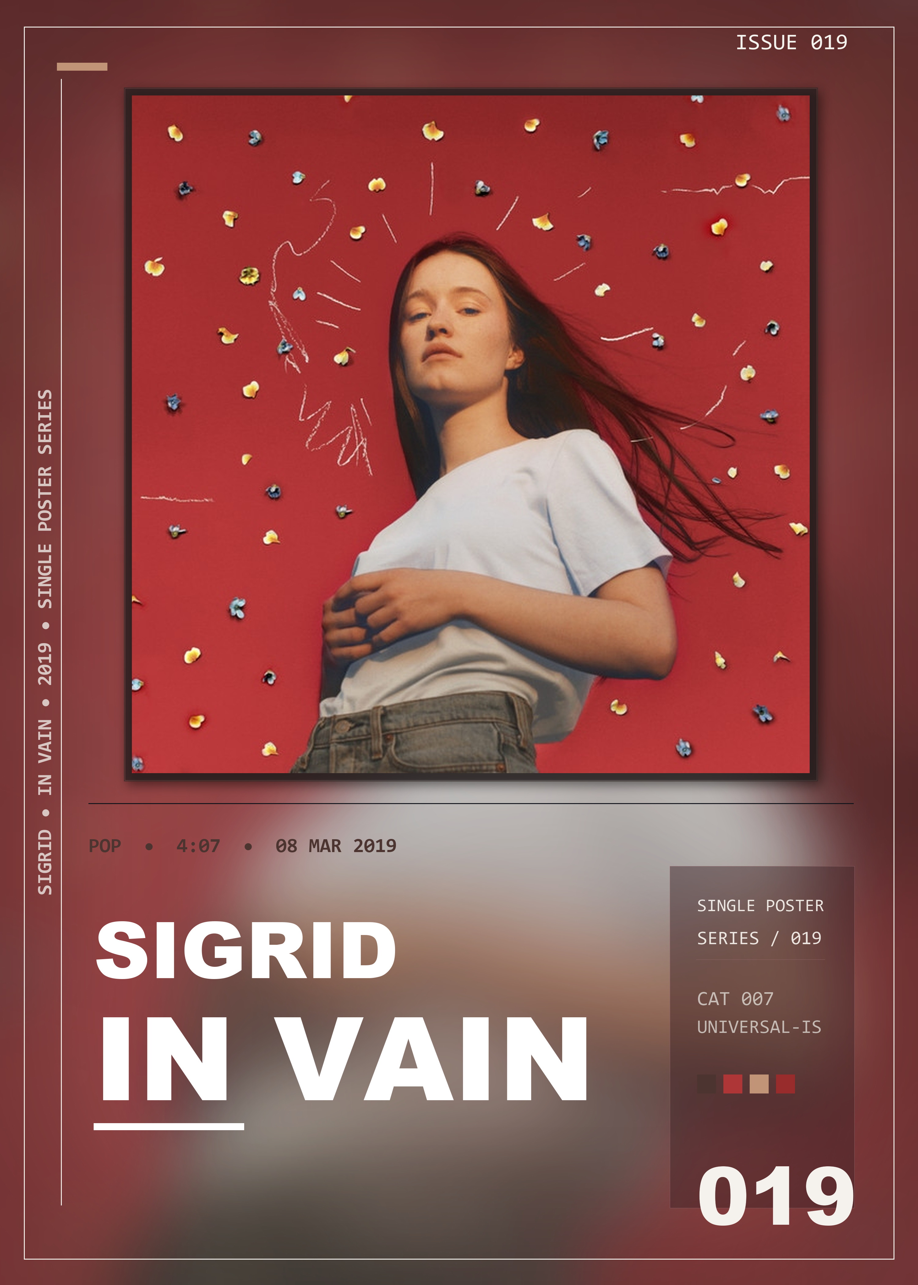 Music poster: Sigrid - In Vain