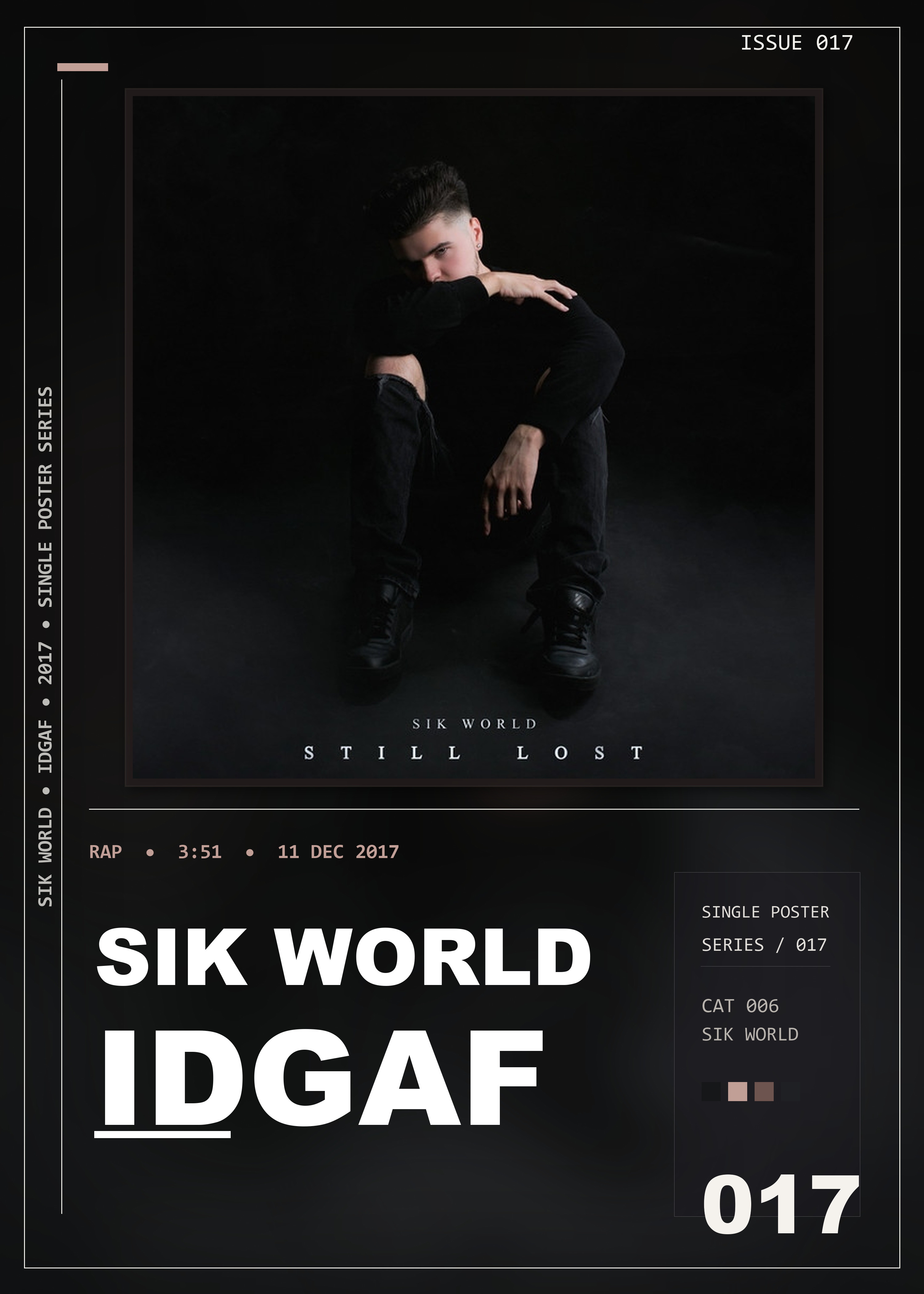 Music poster: Sik World - Idgaf
