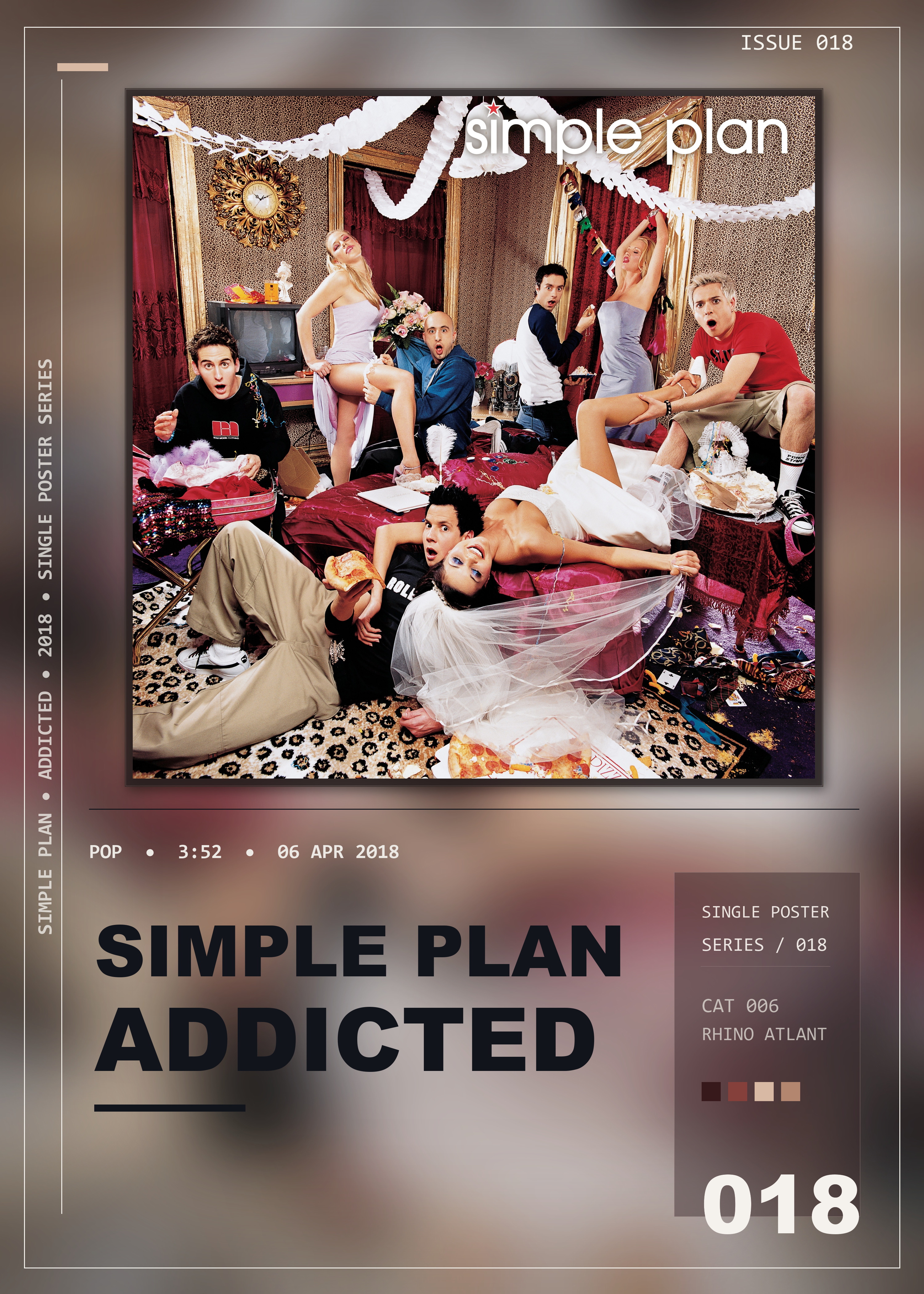 Music poster: Simple Plan - Addicted