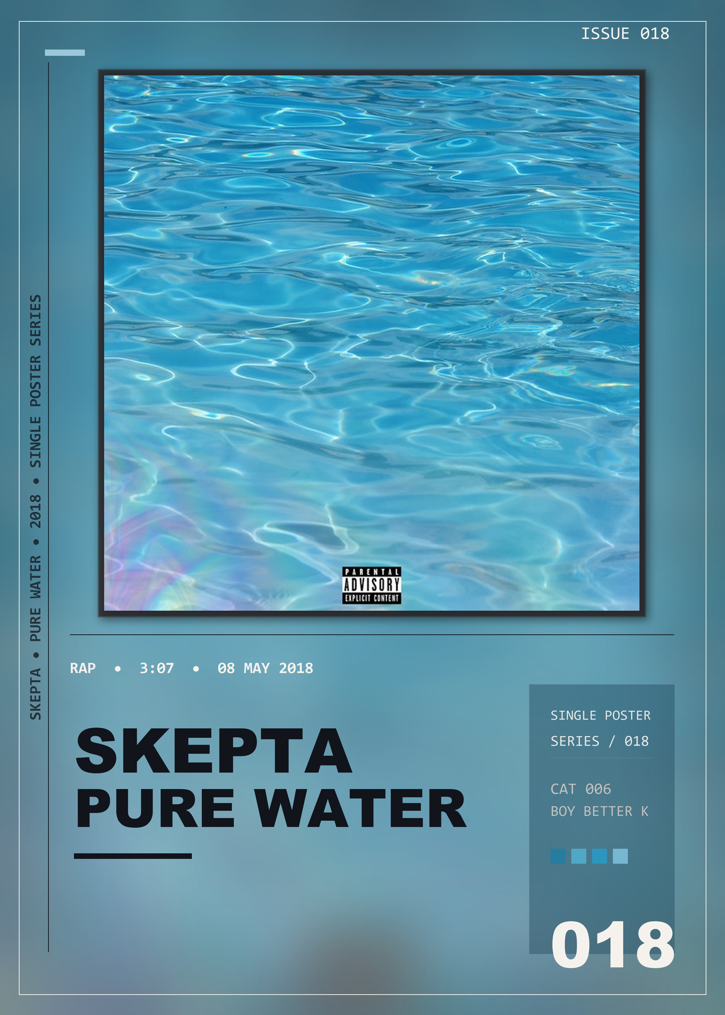 Music poster: Skepta - Pure Water