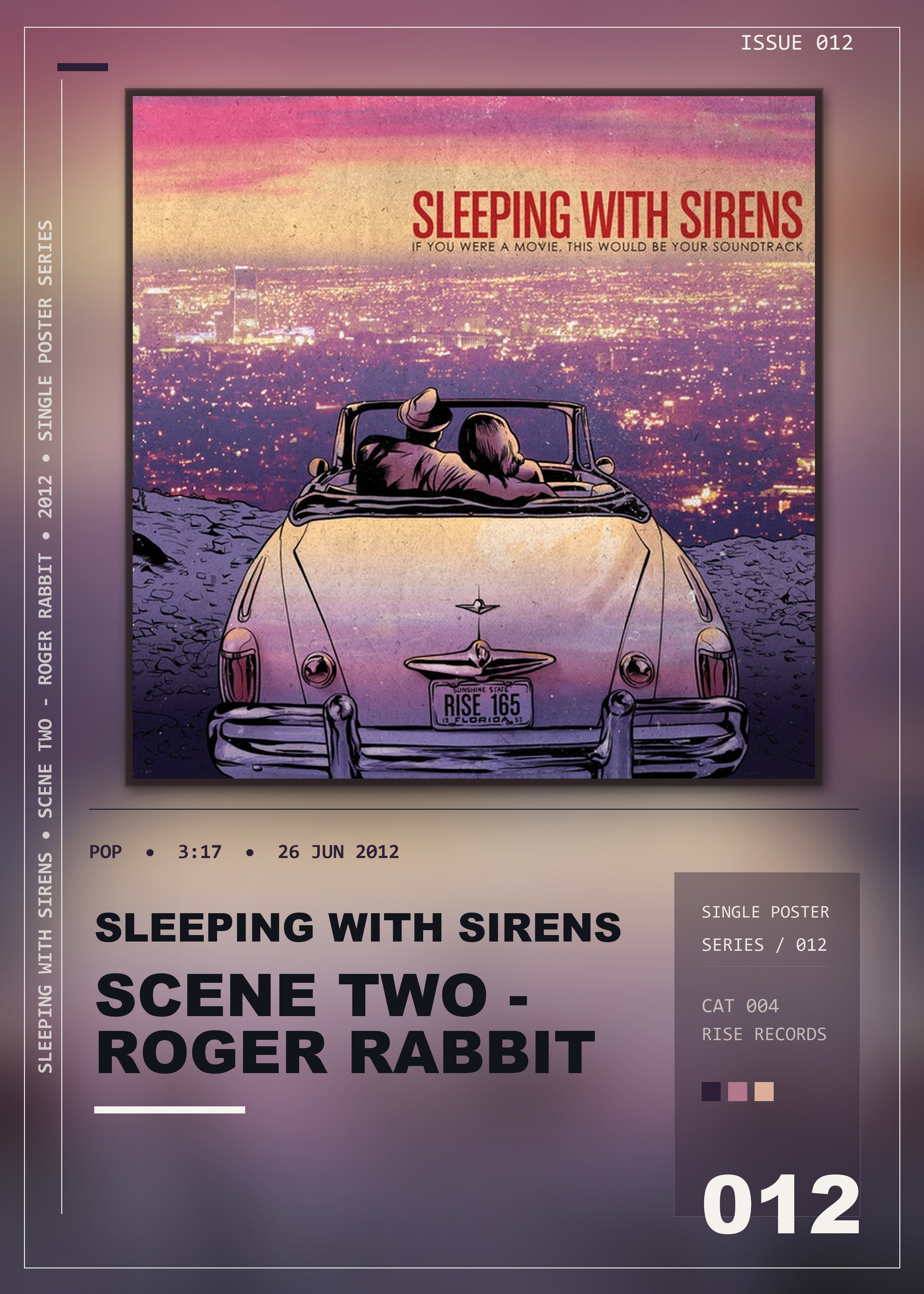 Music poster: Sleeping With Sirens - Scene Two - Roger Rabbit