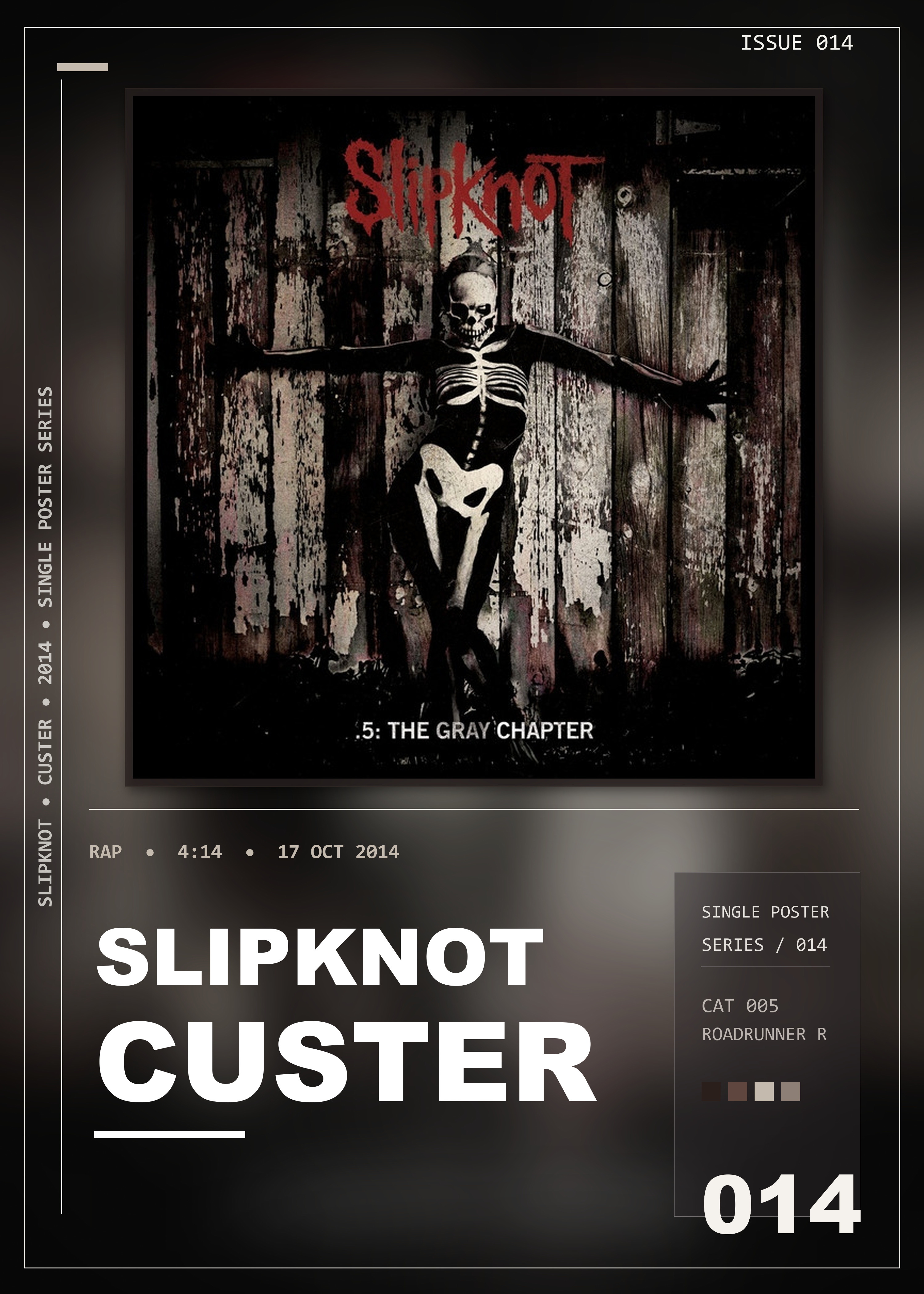 Music poster: Slipknot - Custer