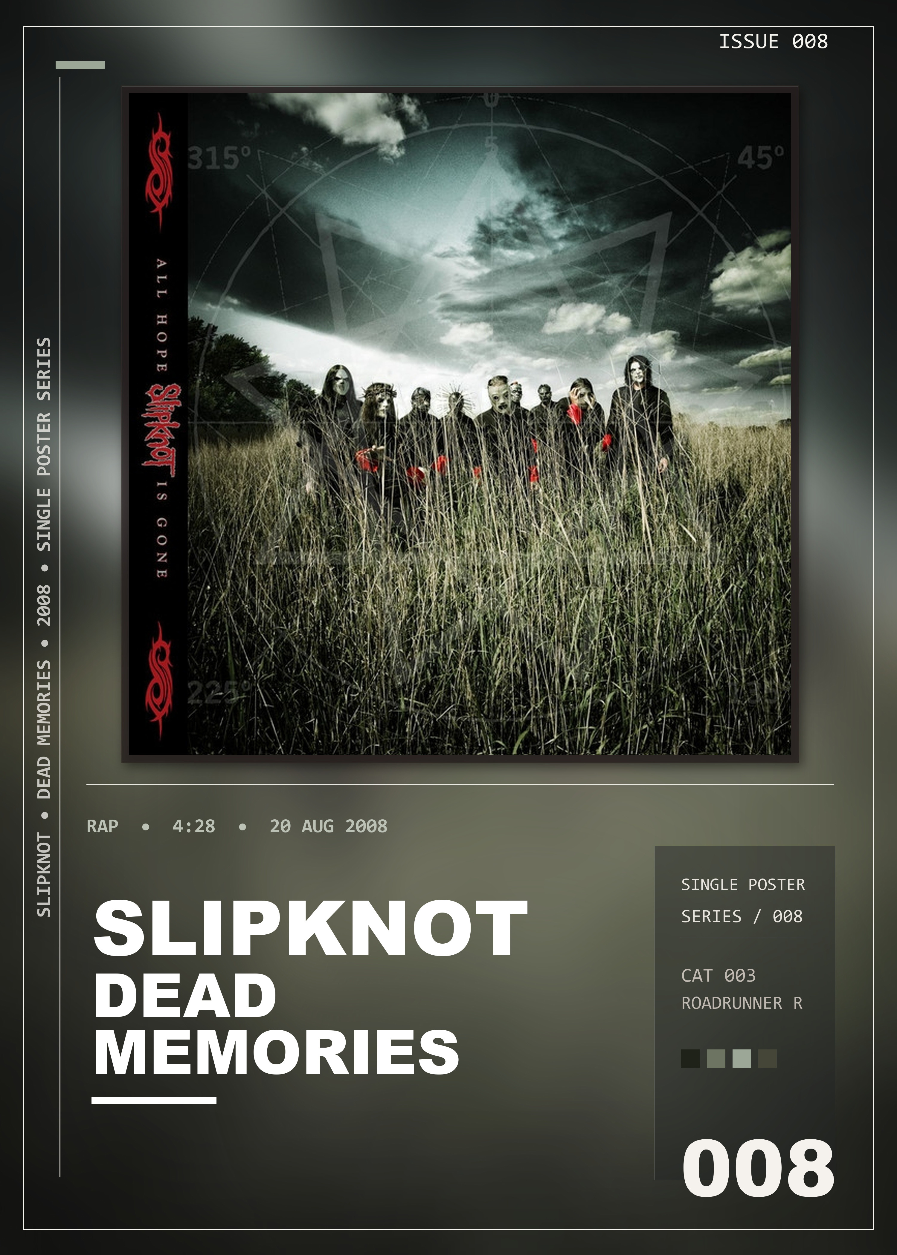 Music poster: Slipknot - Dead Memories