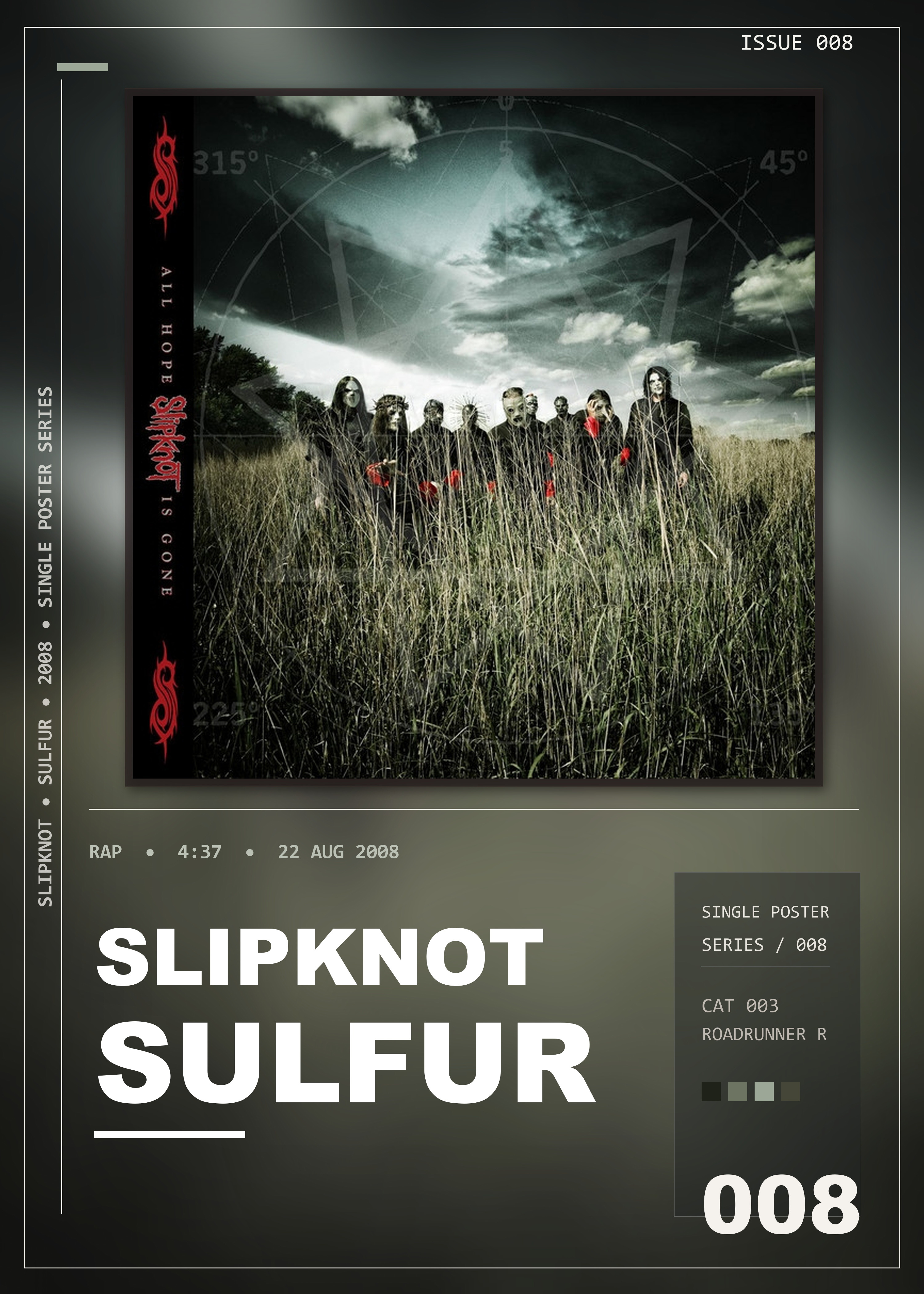 Music poster: Slipknot - Sulfur