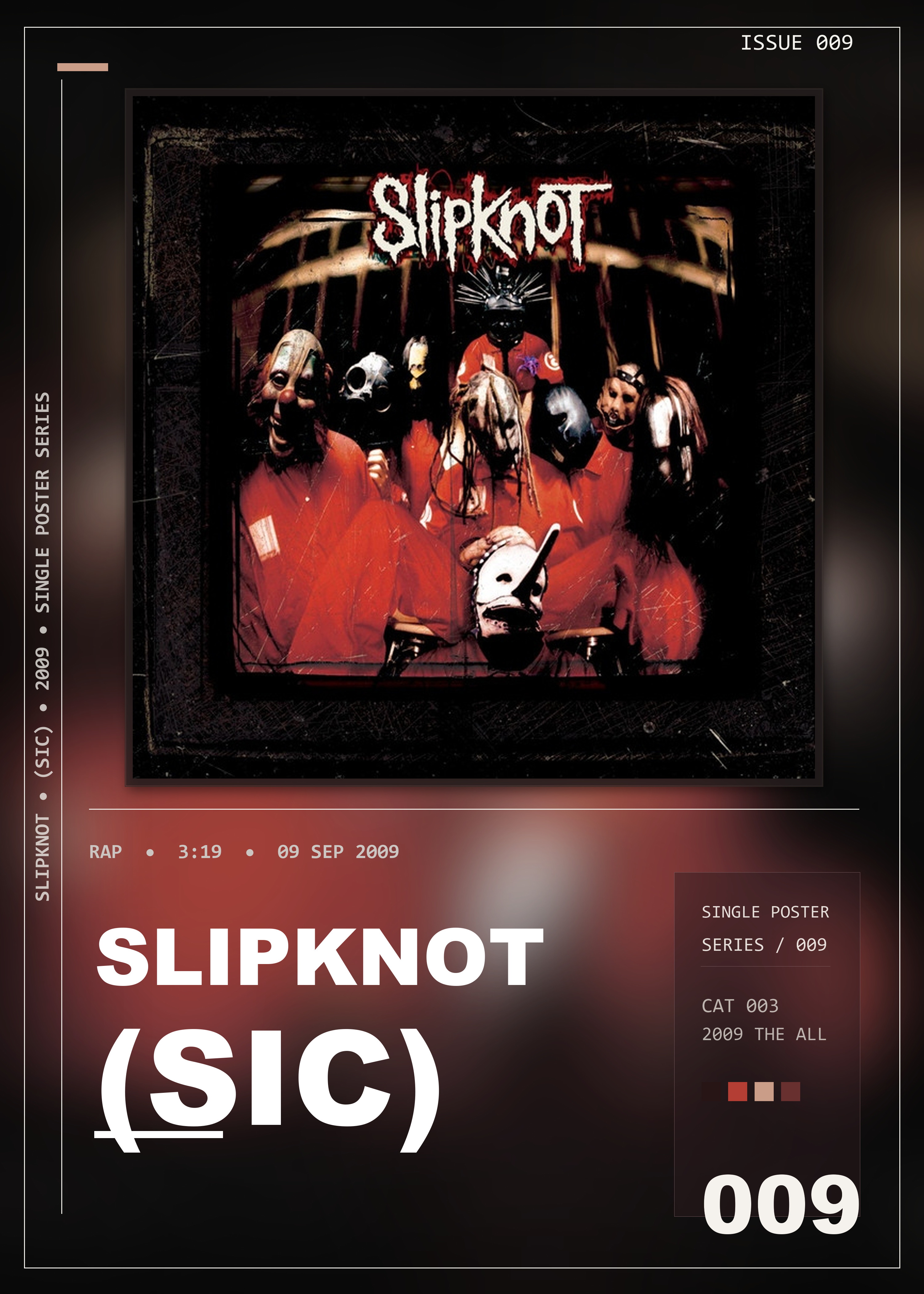 Music poster: Slipknot - sic
