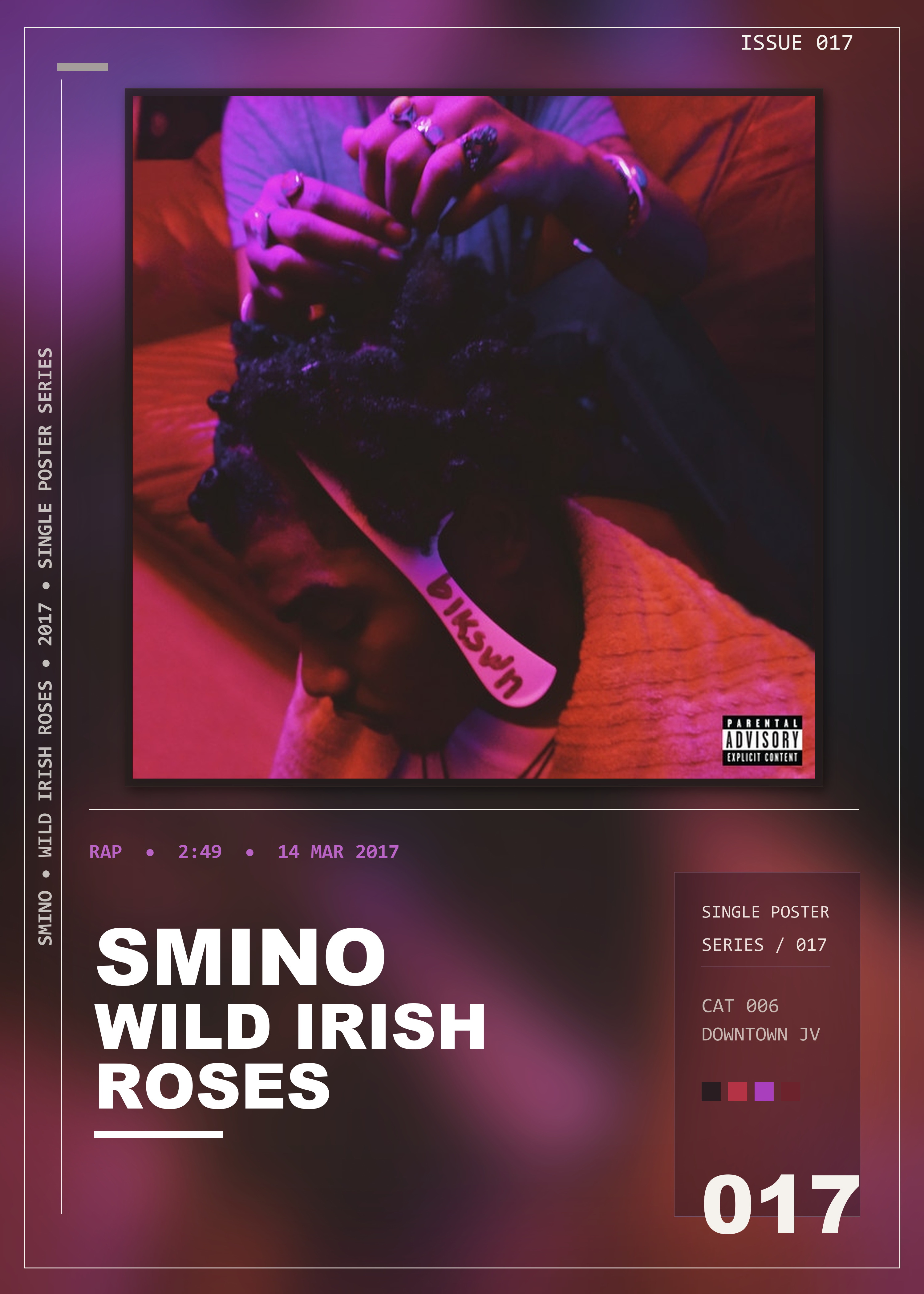 Music poster: Smino - Wild Irish Roses
