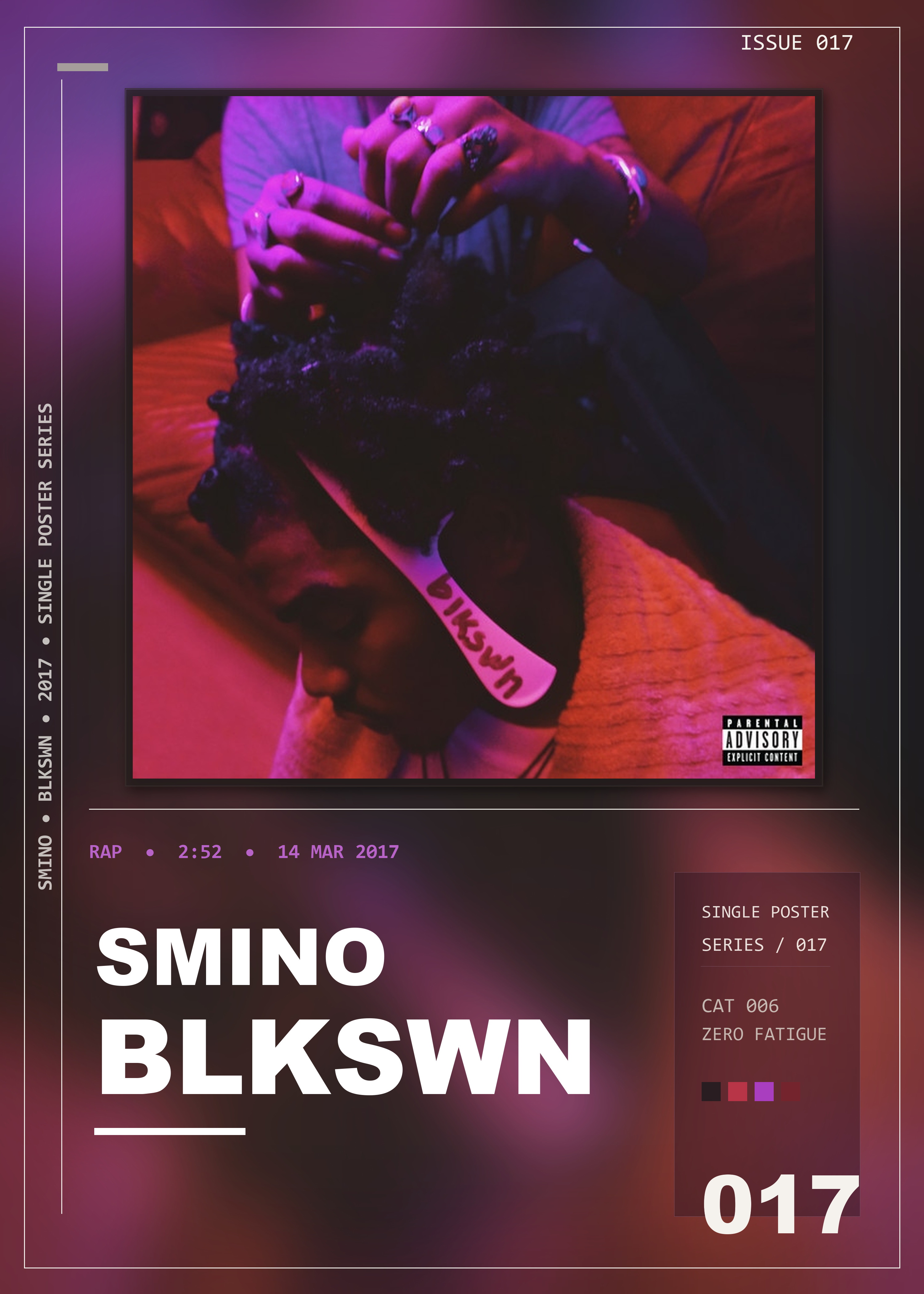 Music poster: Smino - blkswn