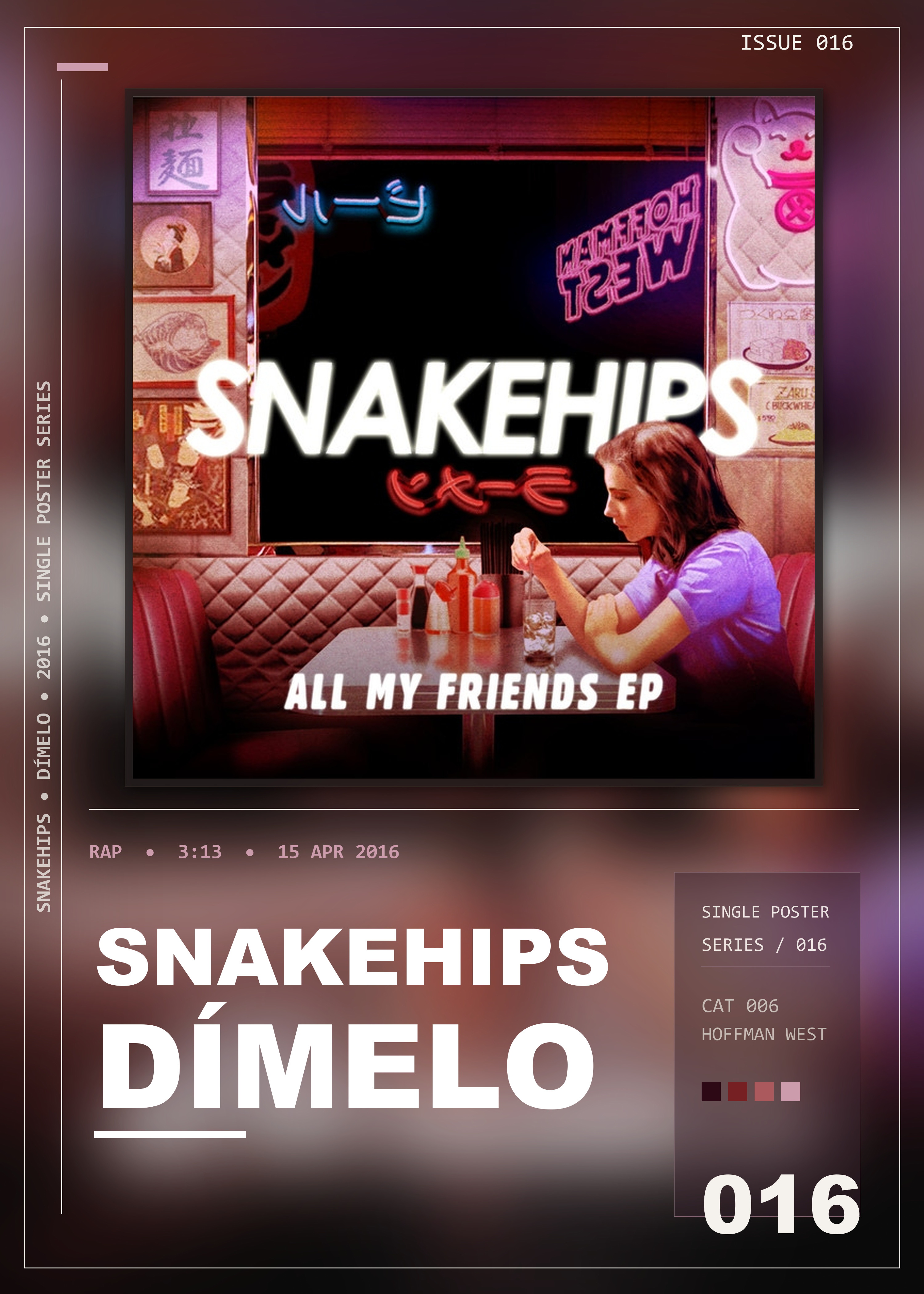 Music poster: Snakehips - Dímelo