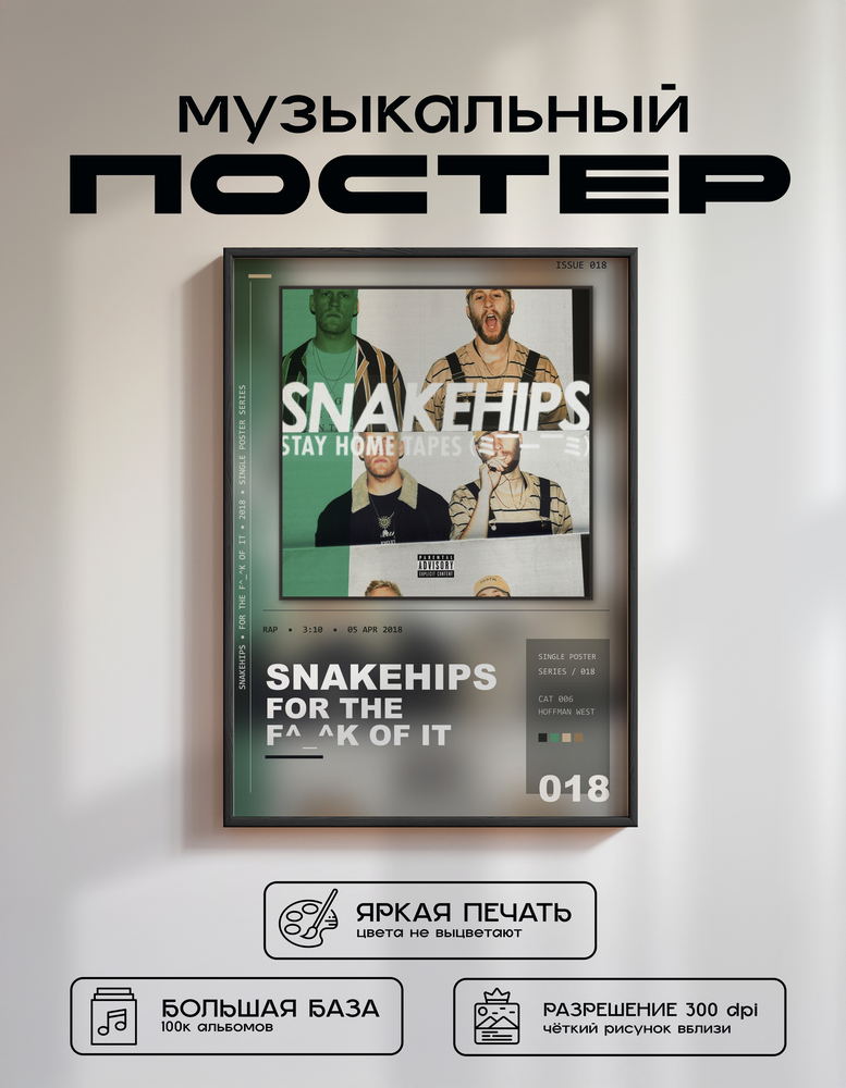 Music poster: Snakehips - For the F k Of It