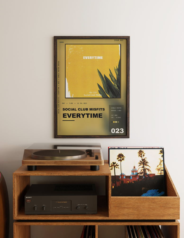 Music poster: Social Club Misfits - Everytime