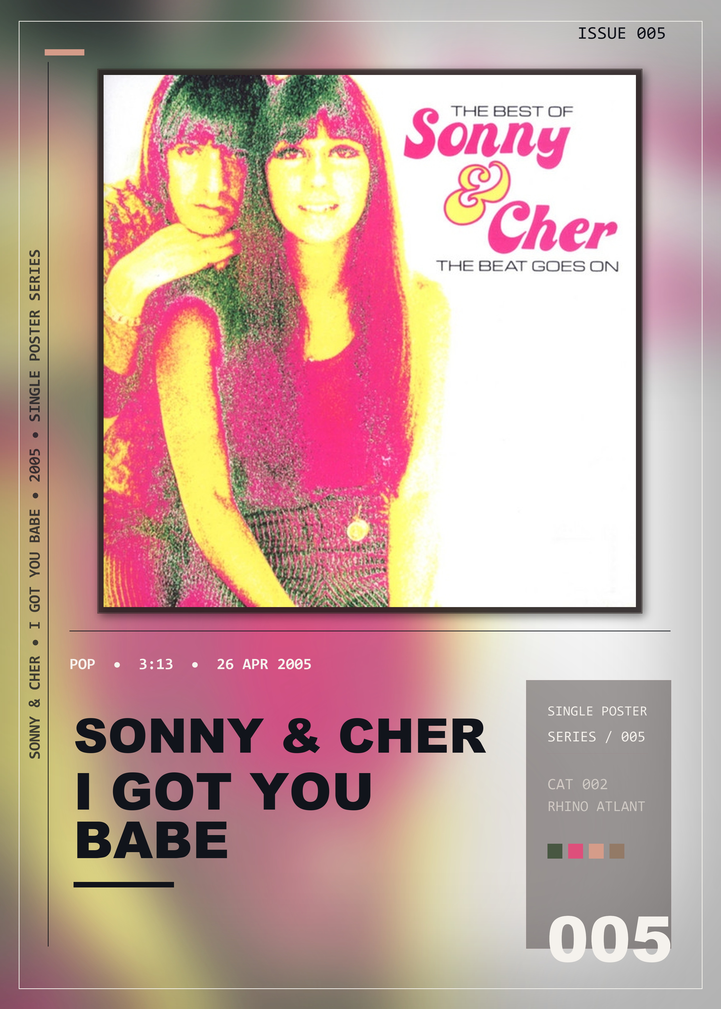 Music poster: Sonny Cher - I Got You Babe