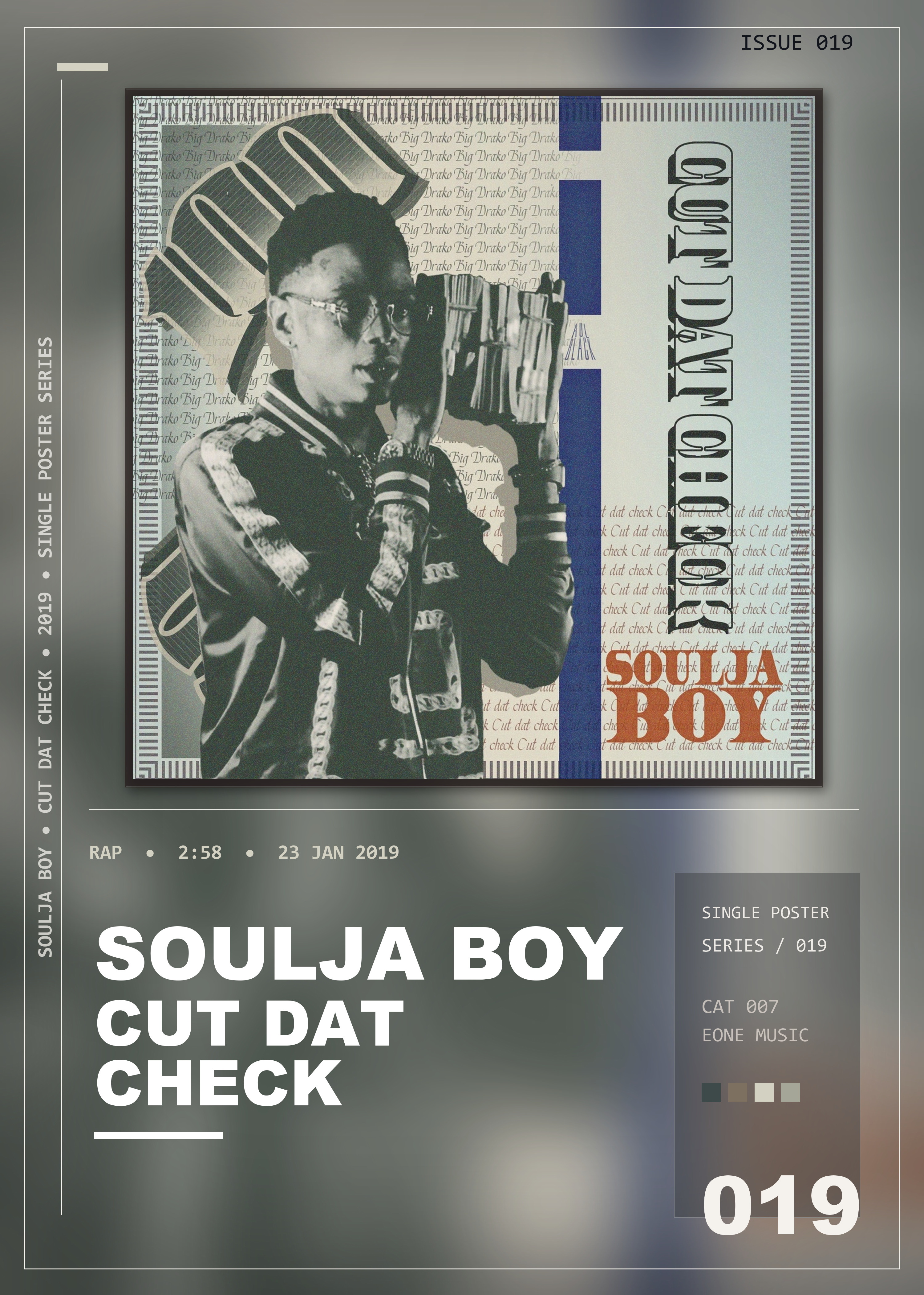 Music poster: Soulja Boy - Cut Dat Check