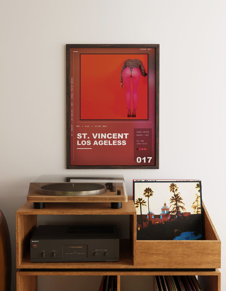 Music poster: St Vincent - Los Ageless