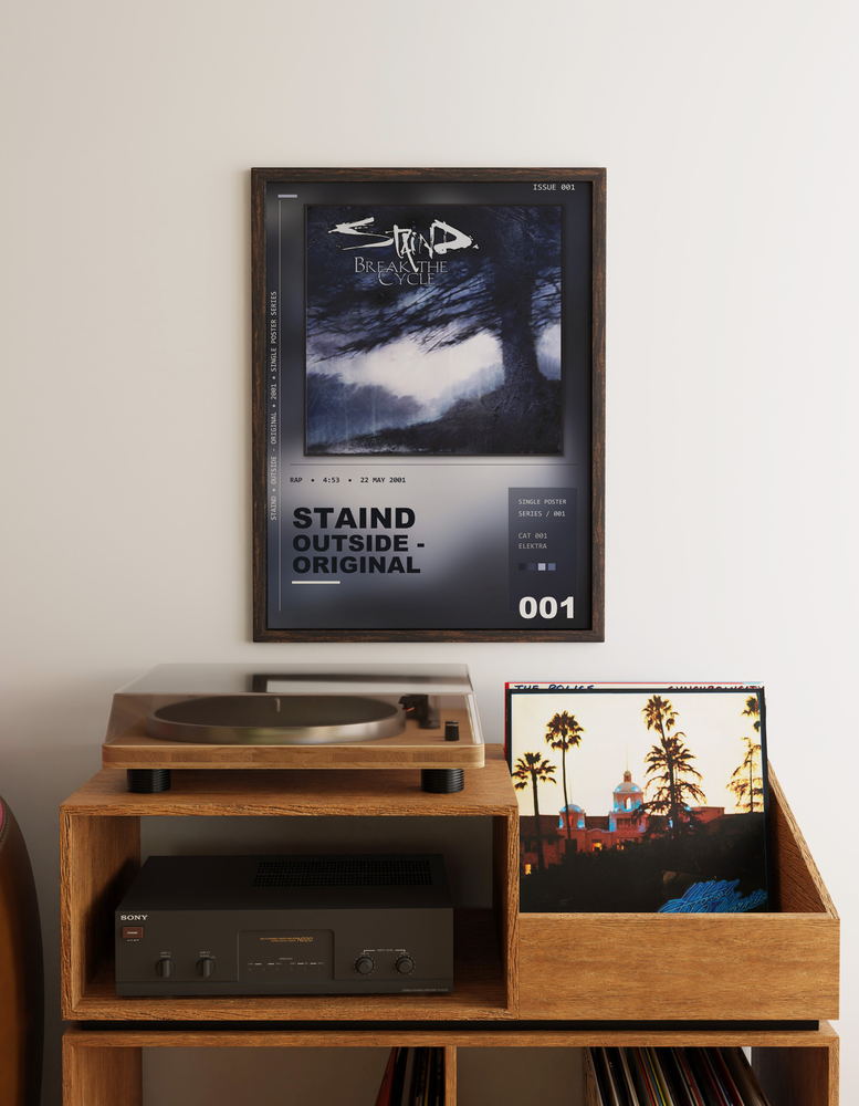 Music poster: Staind - Outside - Original