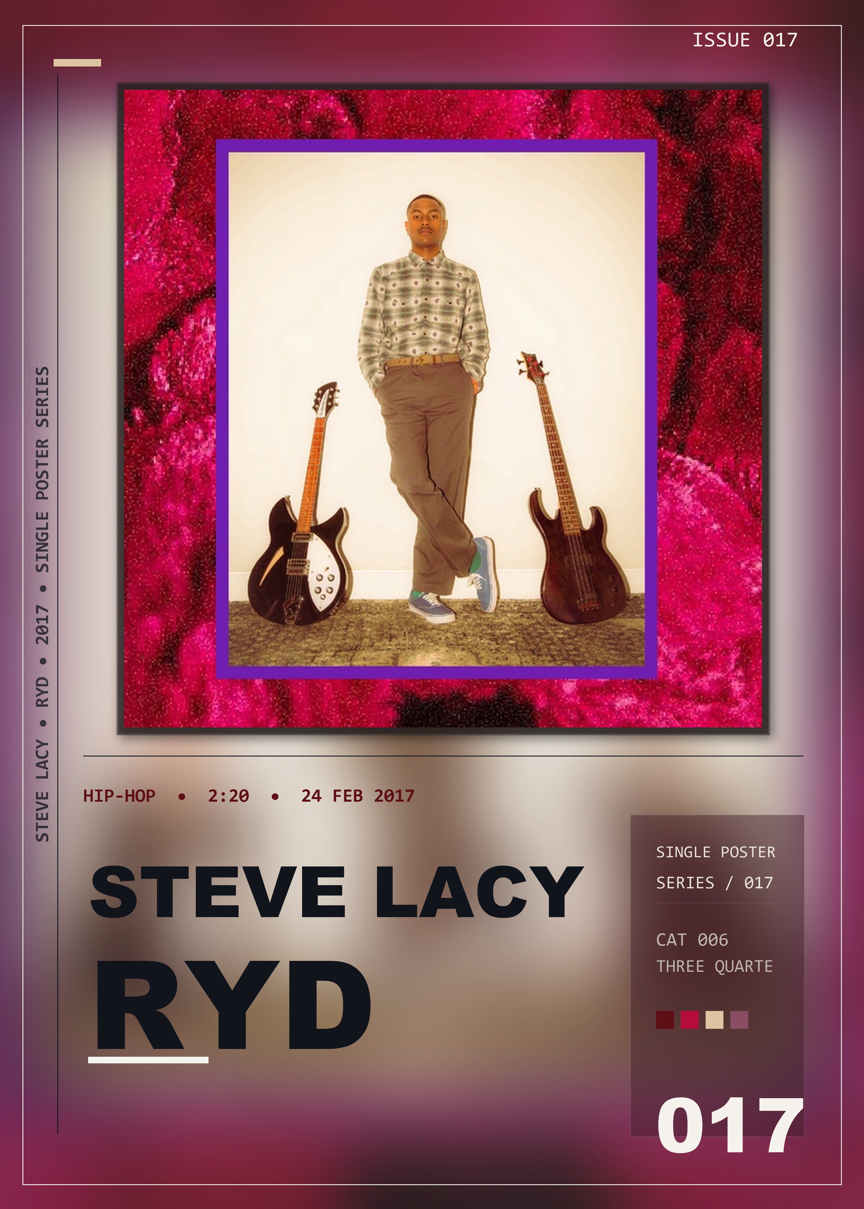 Music poster: Steve Lacy - Ryd