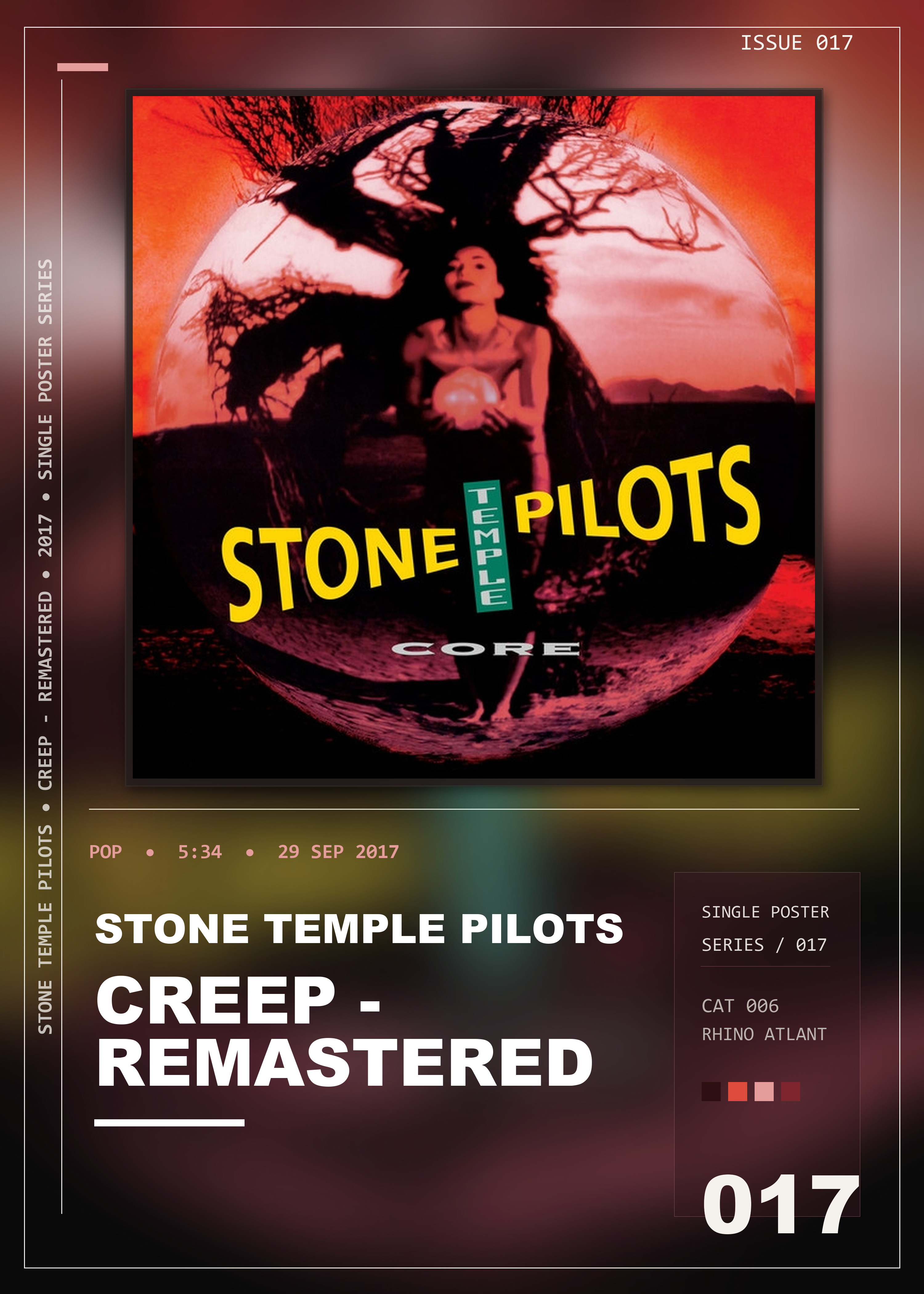 Music poster: Stone Temple Pilots - Creep - Remastered