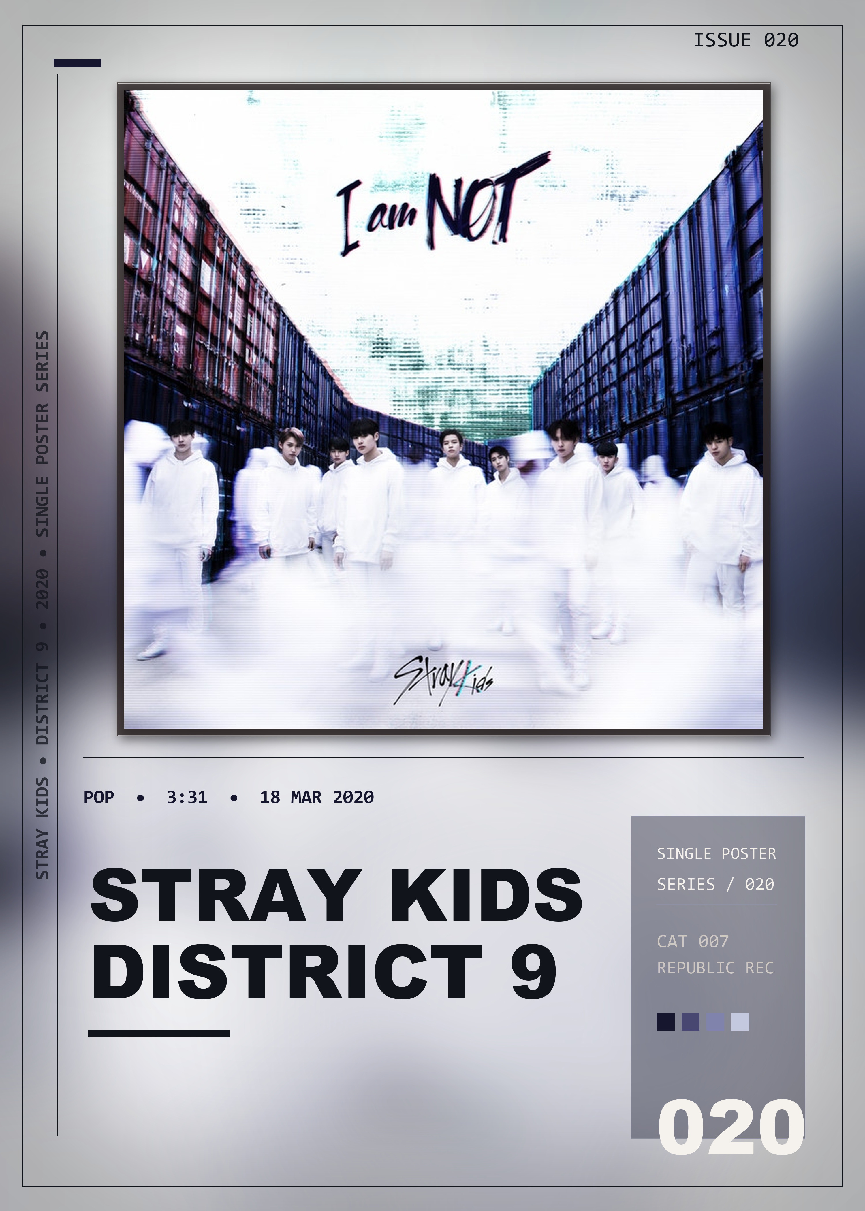 Music poster: Stray Kids - District 9