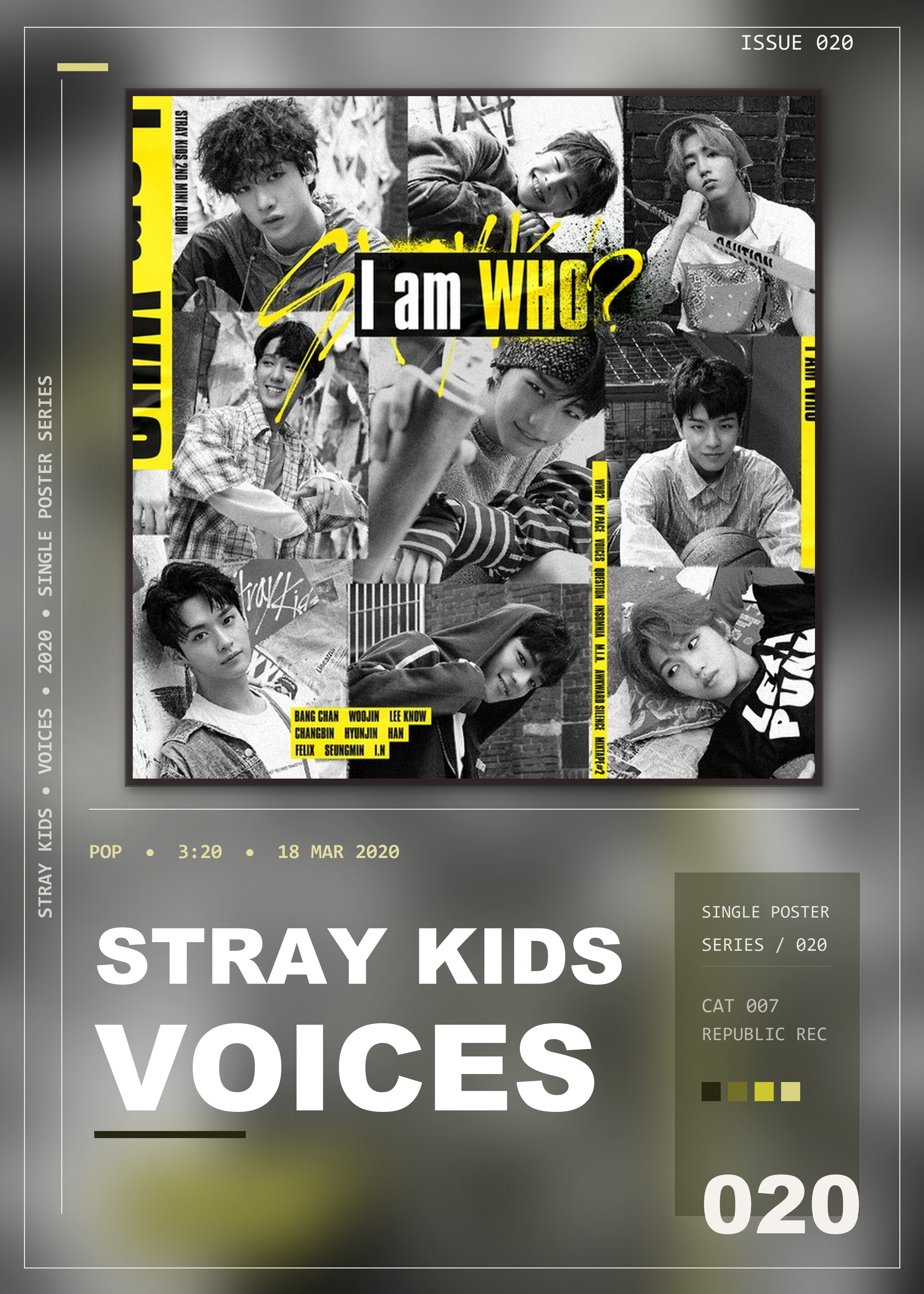 Music poster: Stray Kids - Voices