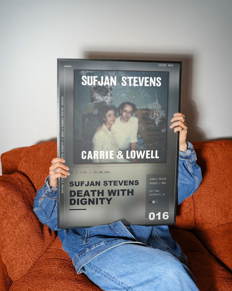 Music poster: Sufjan Stevens - Death with Dignity