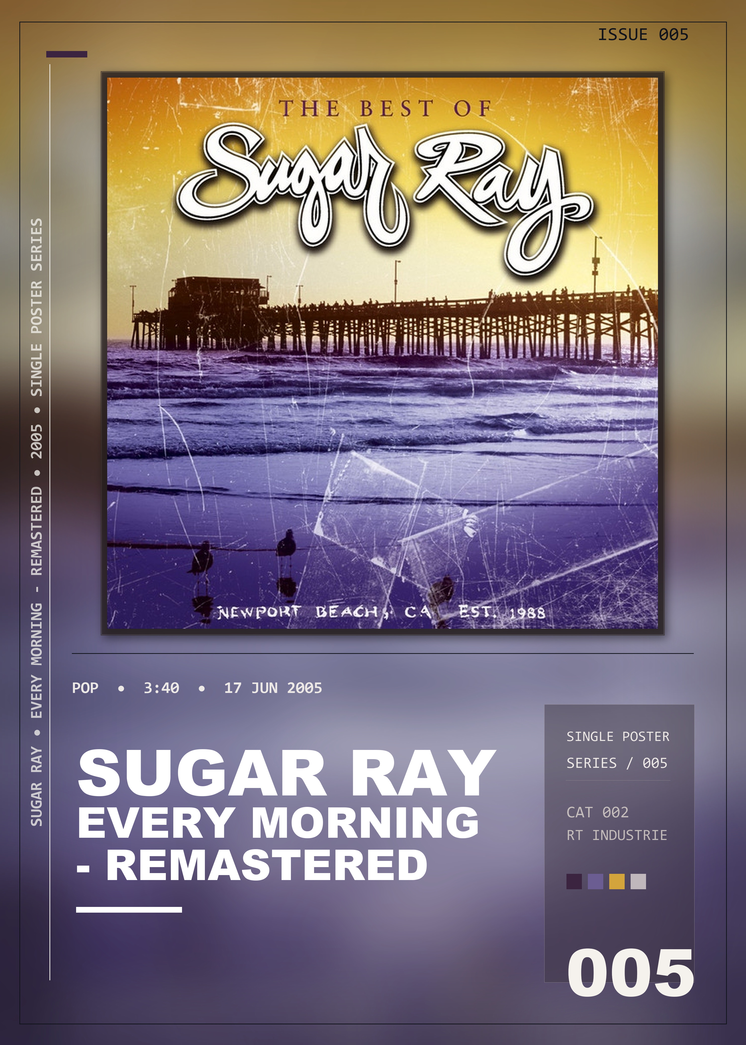 Music poster: Sugar Ray - Every Morning - Remastered