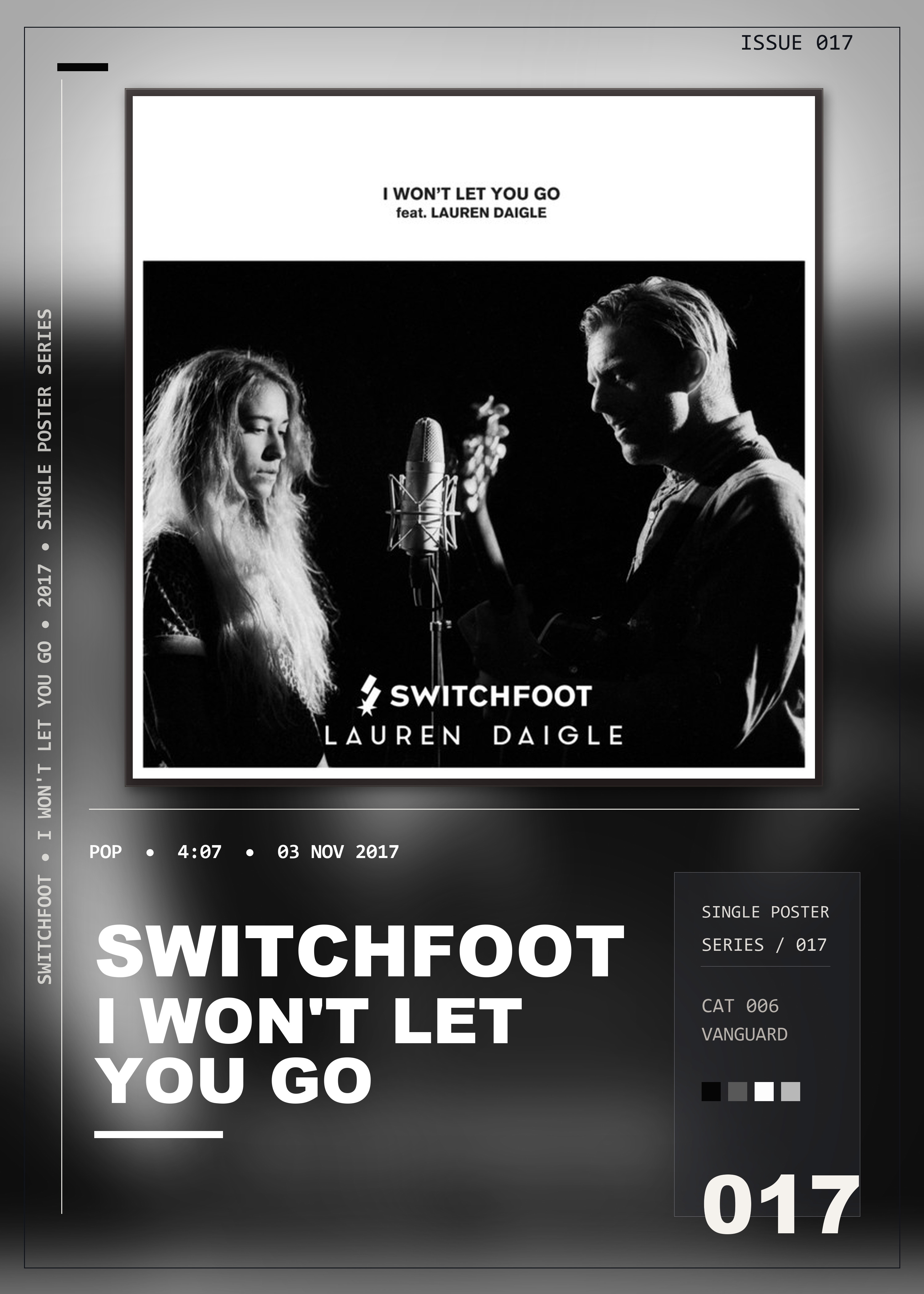 Music poster: Switchfoot - I Wont Let You Go