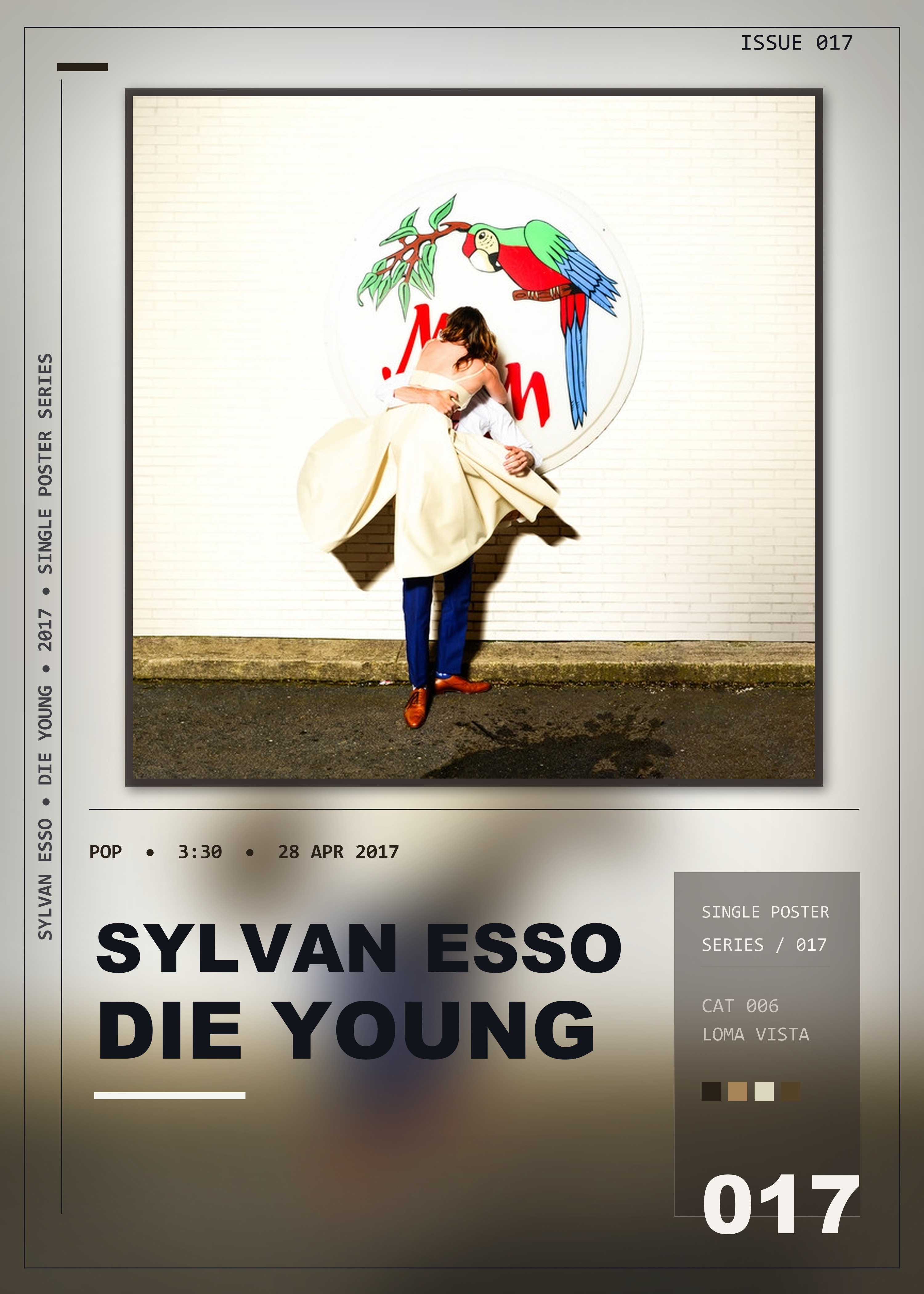 Music poster: Sylvan Esso - Die Young