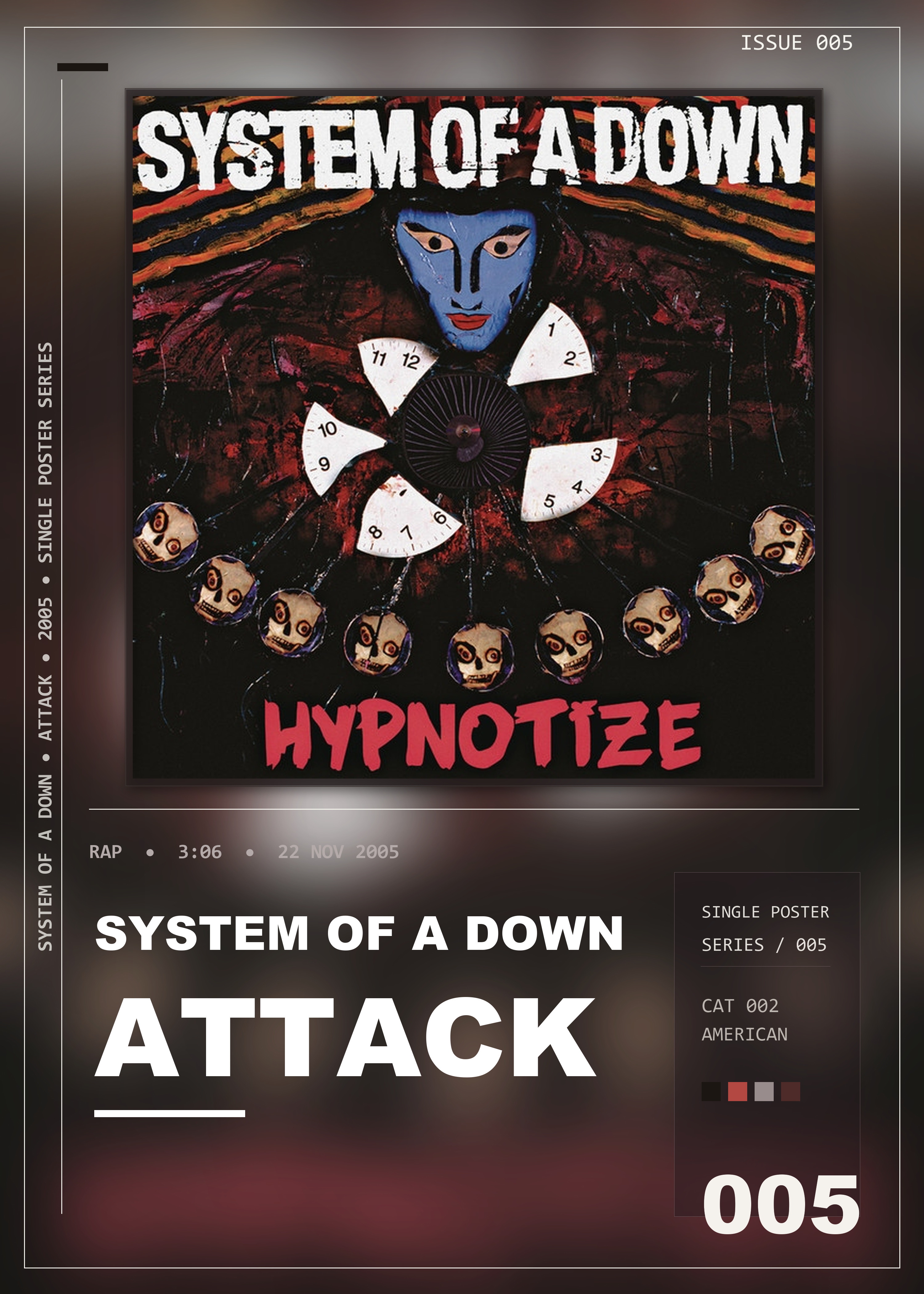 Music poster: System Of A Down - Attack
