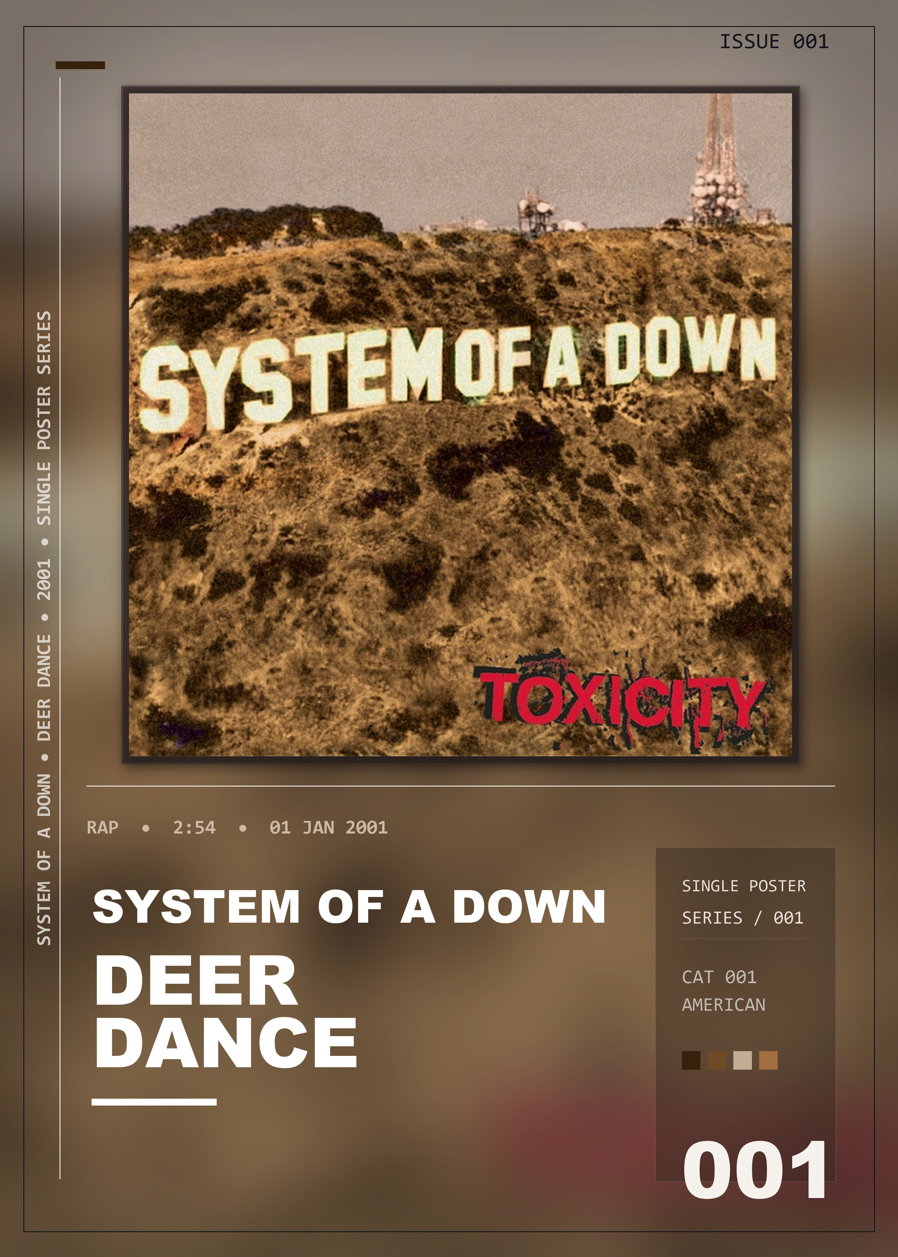 Music poster: System Of A Down - Deer Dance