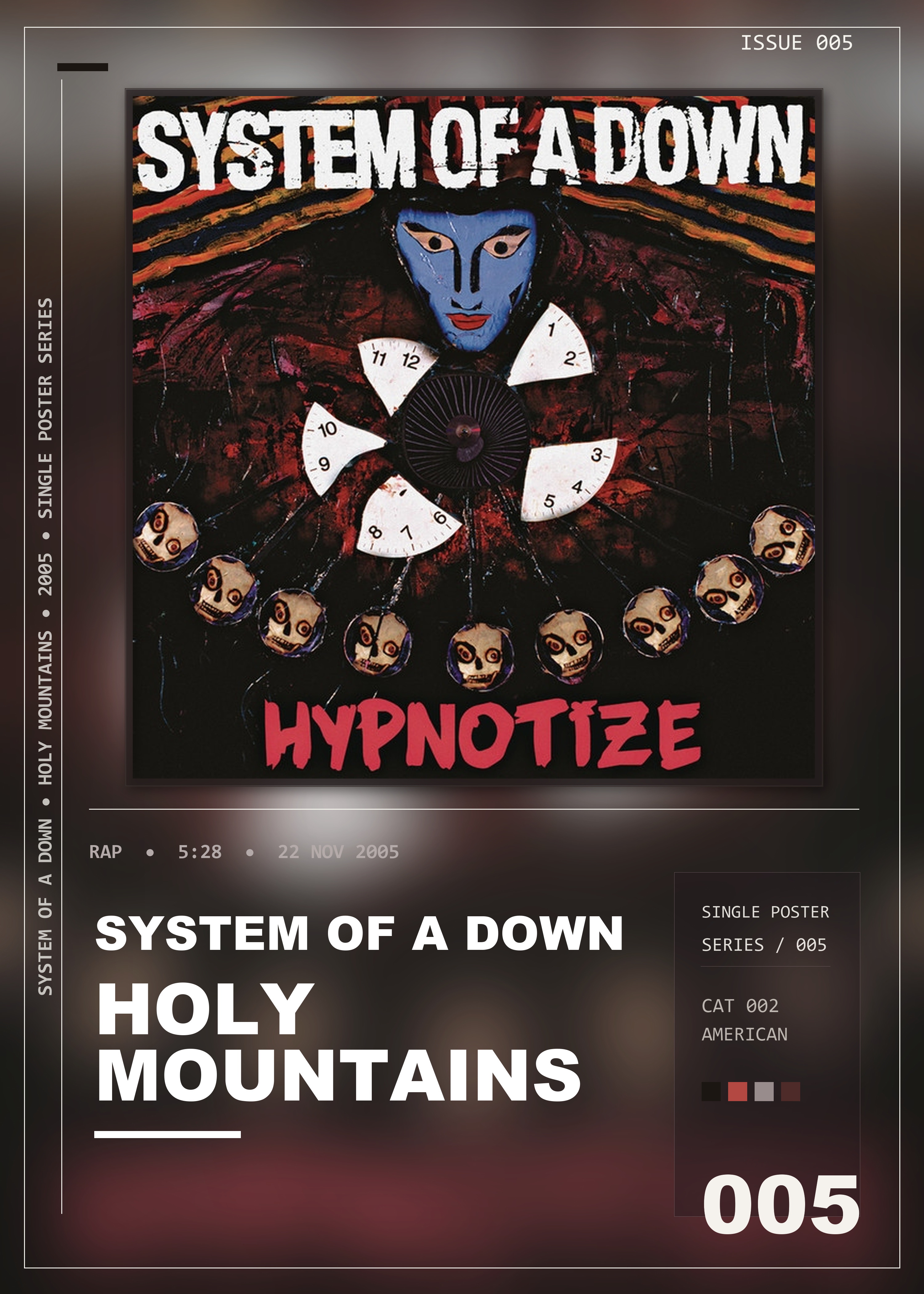 Music poster: System Of A Down - Holy Mountains