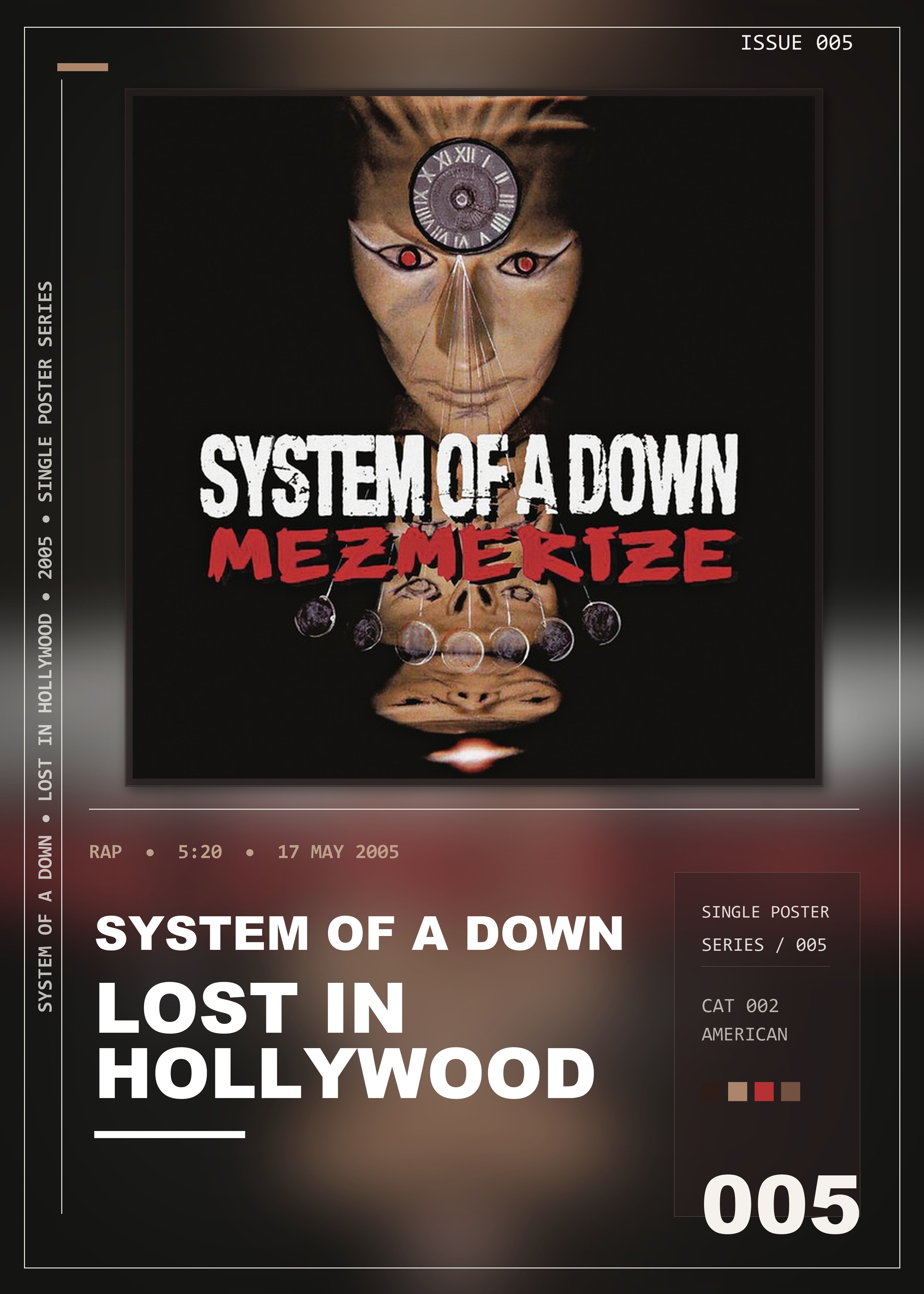Music poster: System Of A Down - Lost In Hollywood