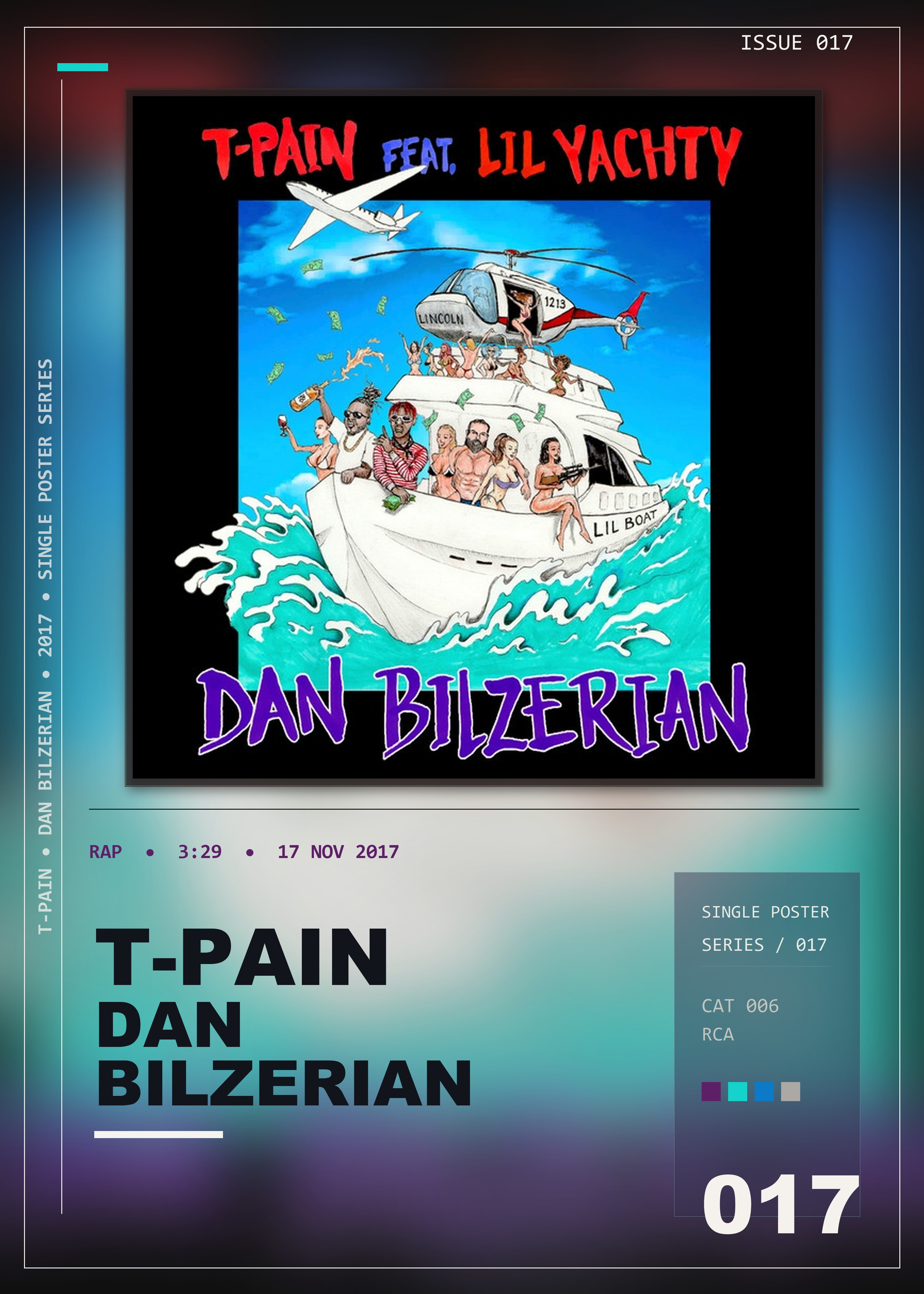 Music poster: T-Pain - Dan Bilzerian