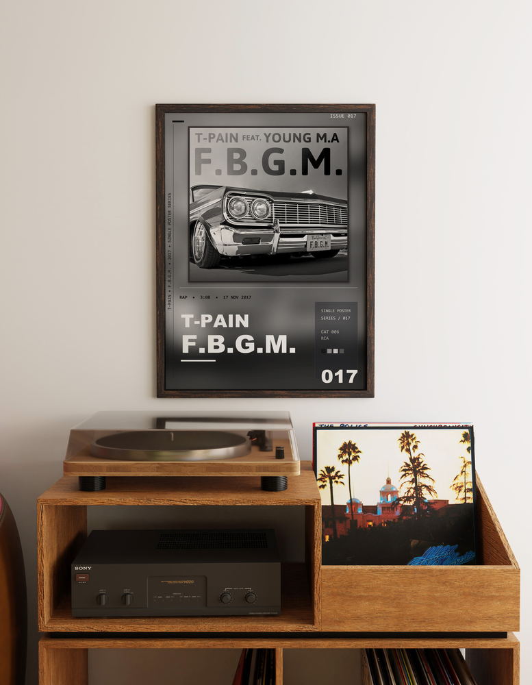 Music poster: T-Pain - FBGM