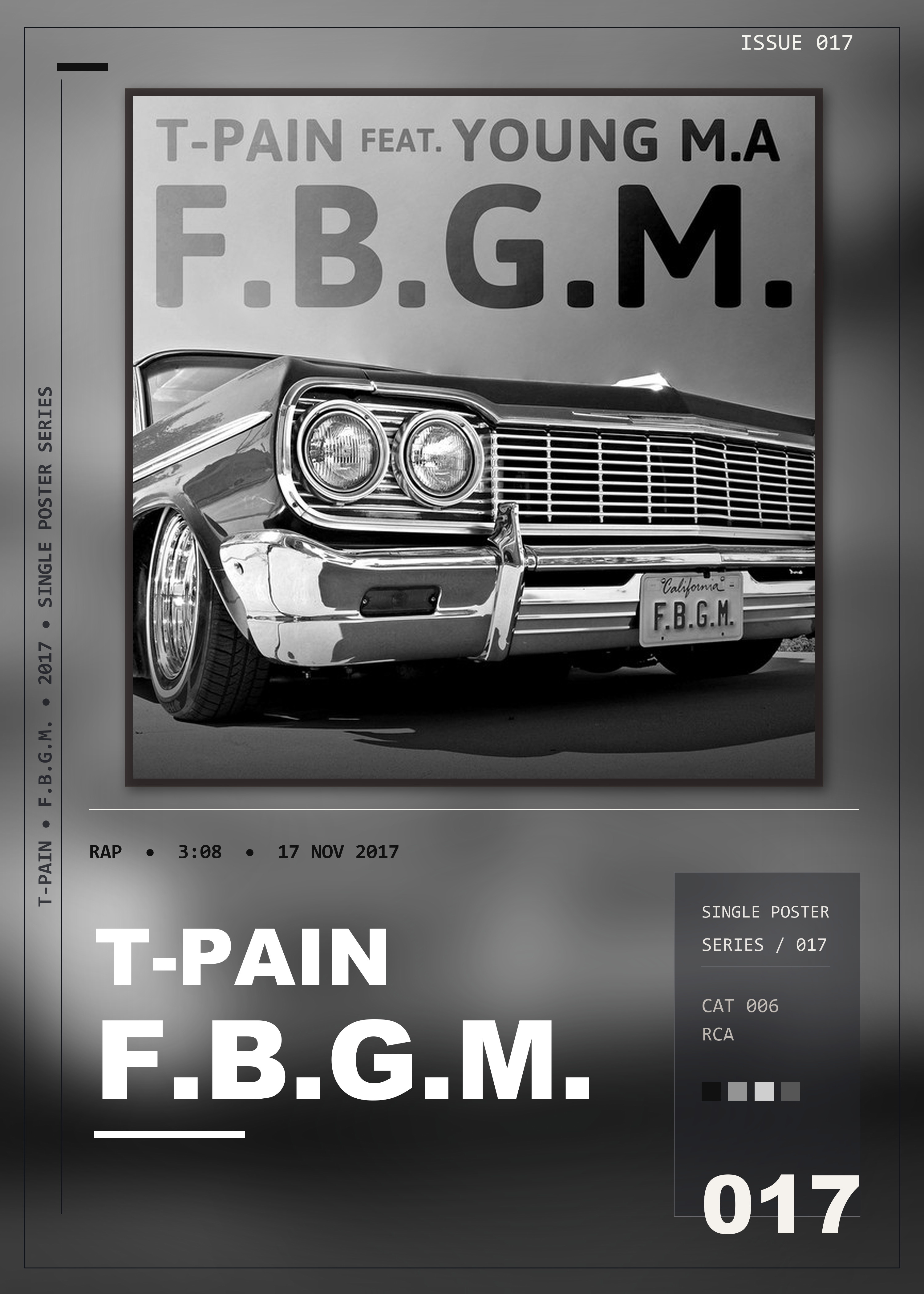 Music poster: T-Pain - FBGM
