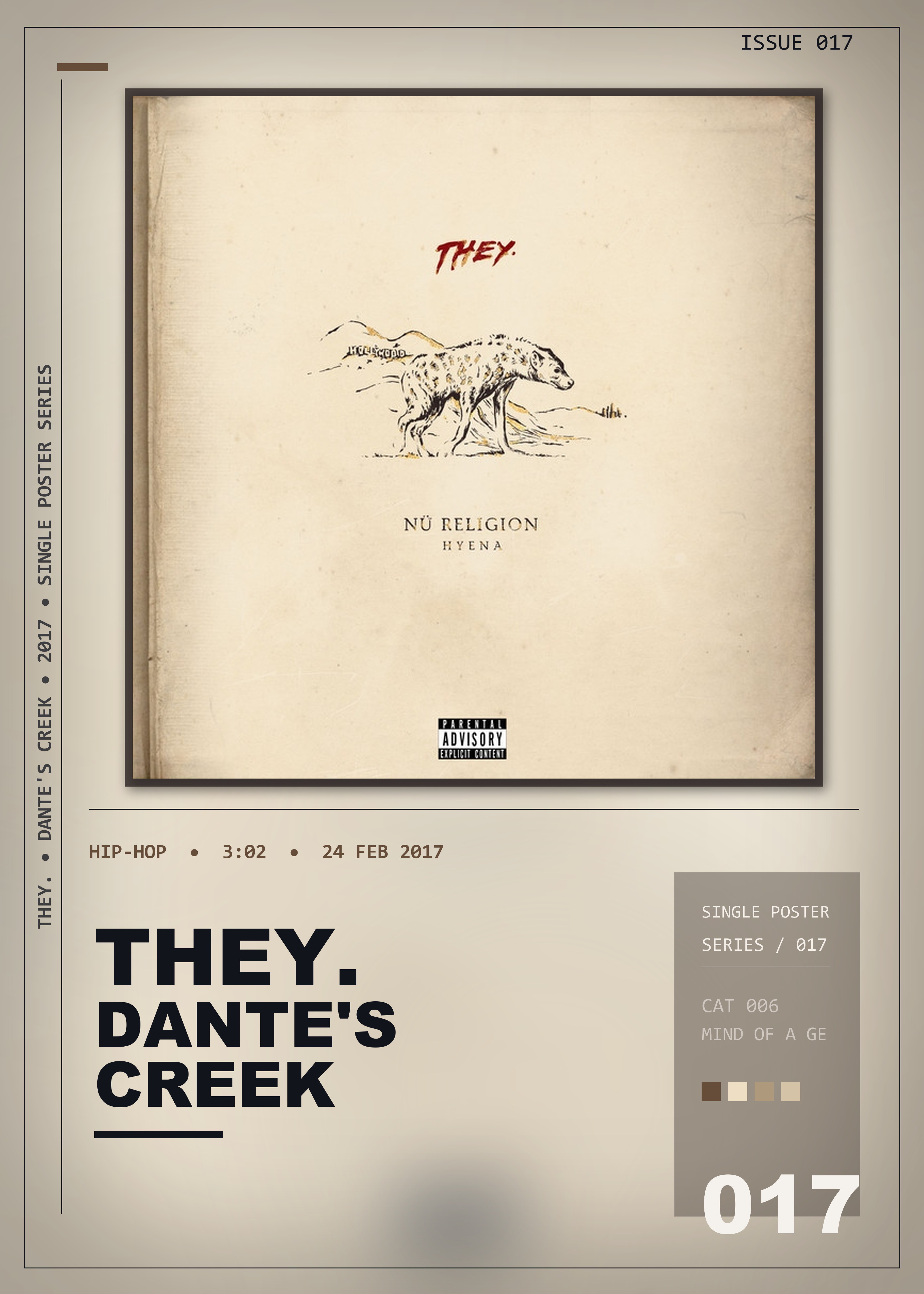 Music poster: THEY - Dantes Creek