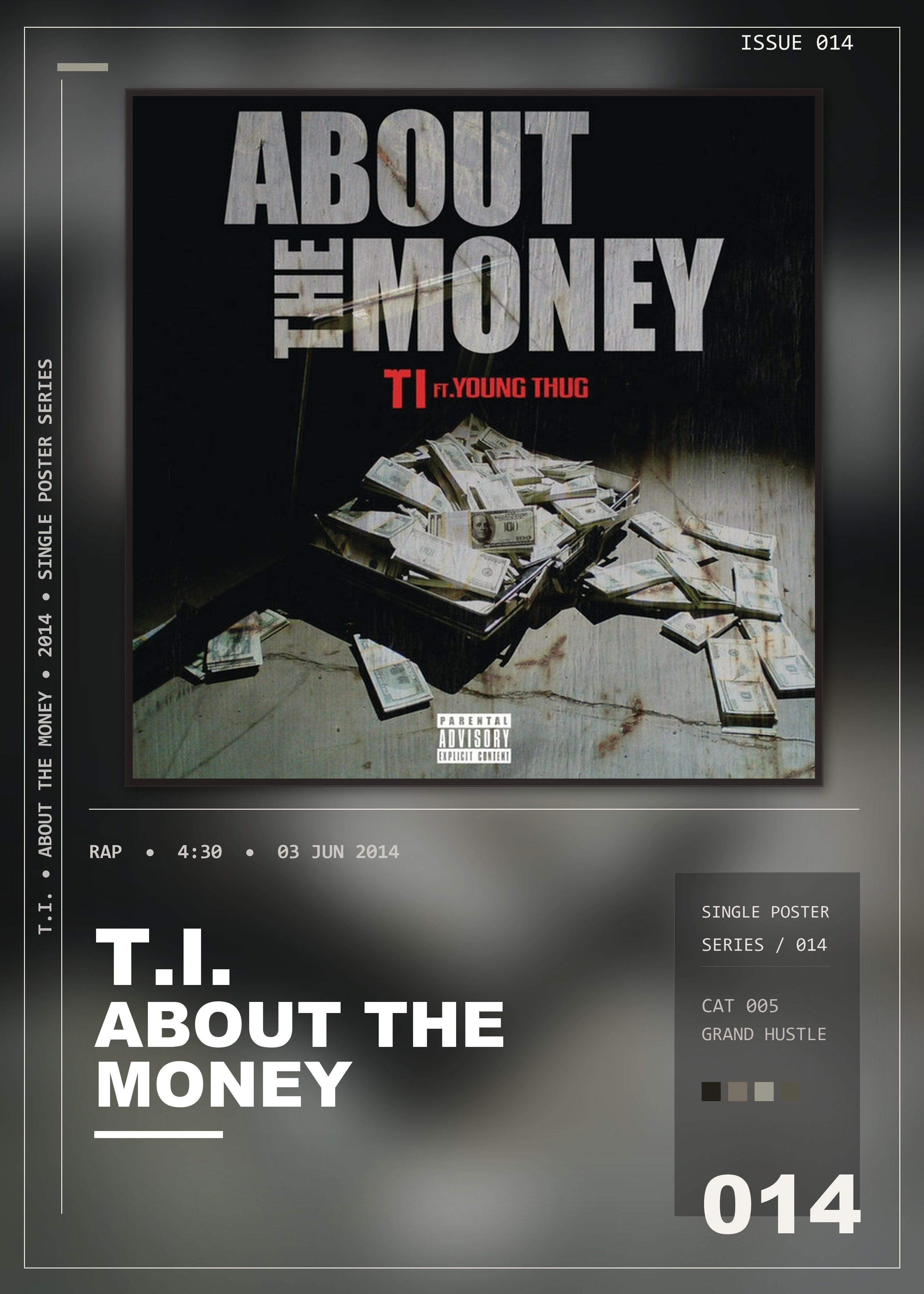 Music poster: TI - About the Money