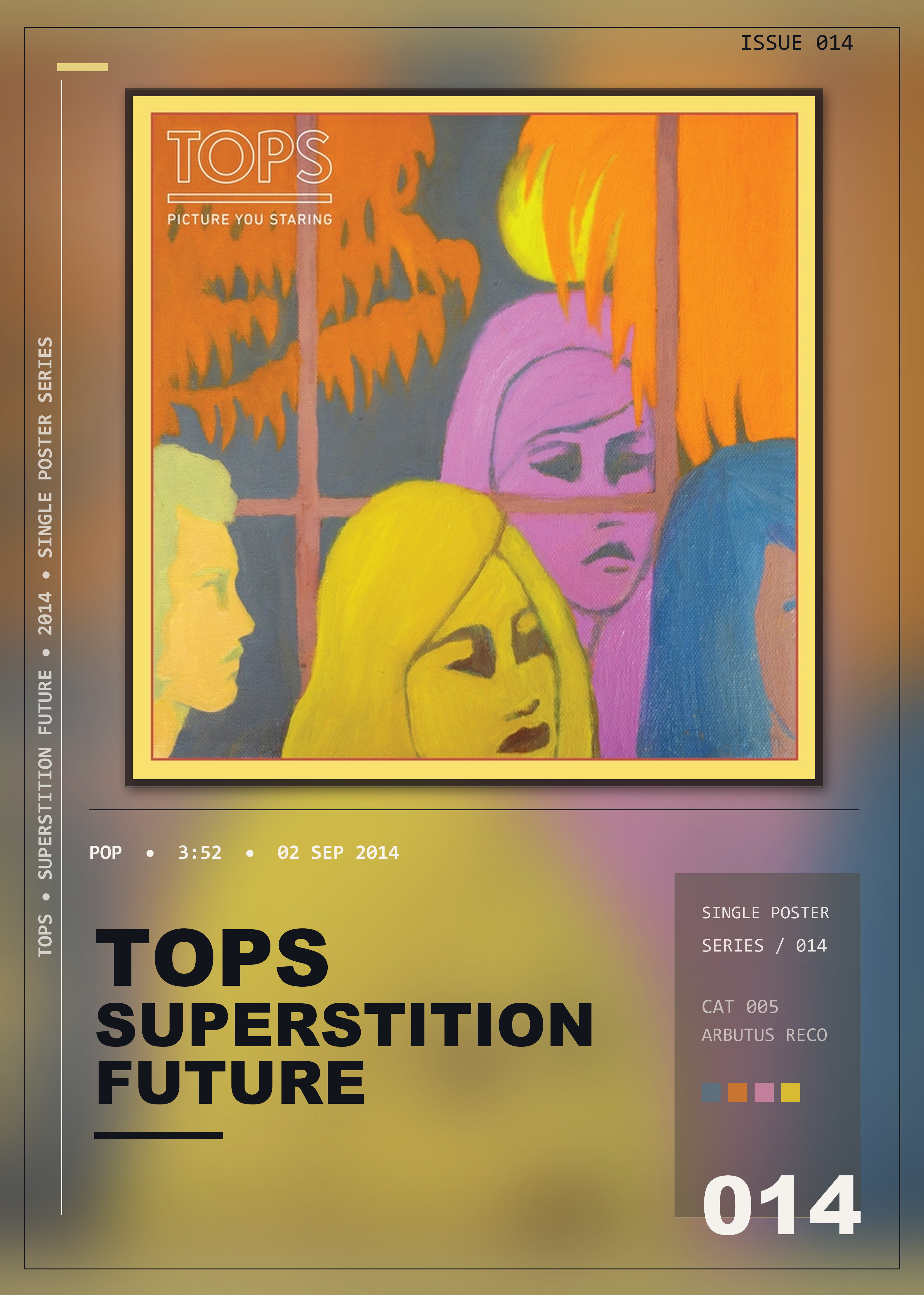 Music poster: TOPS - Superstition Future