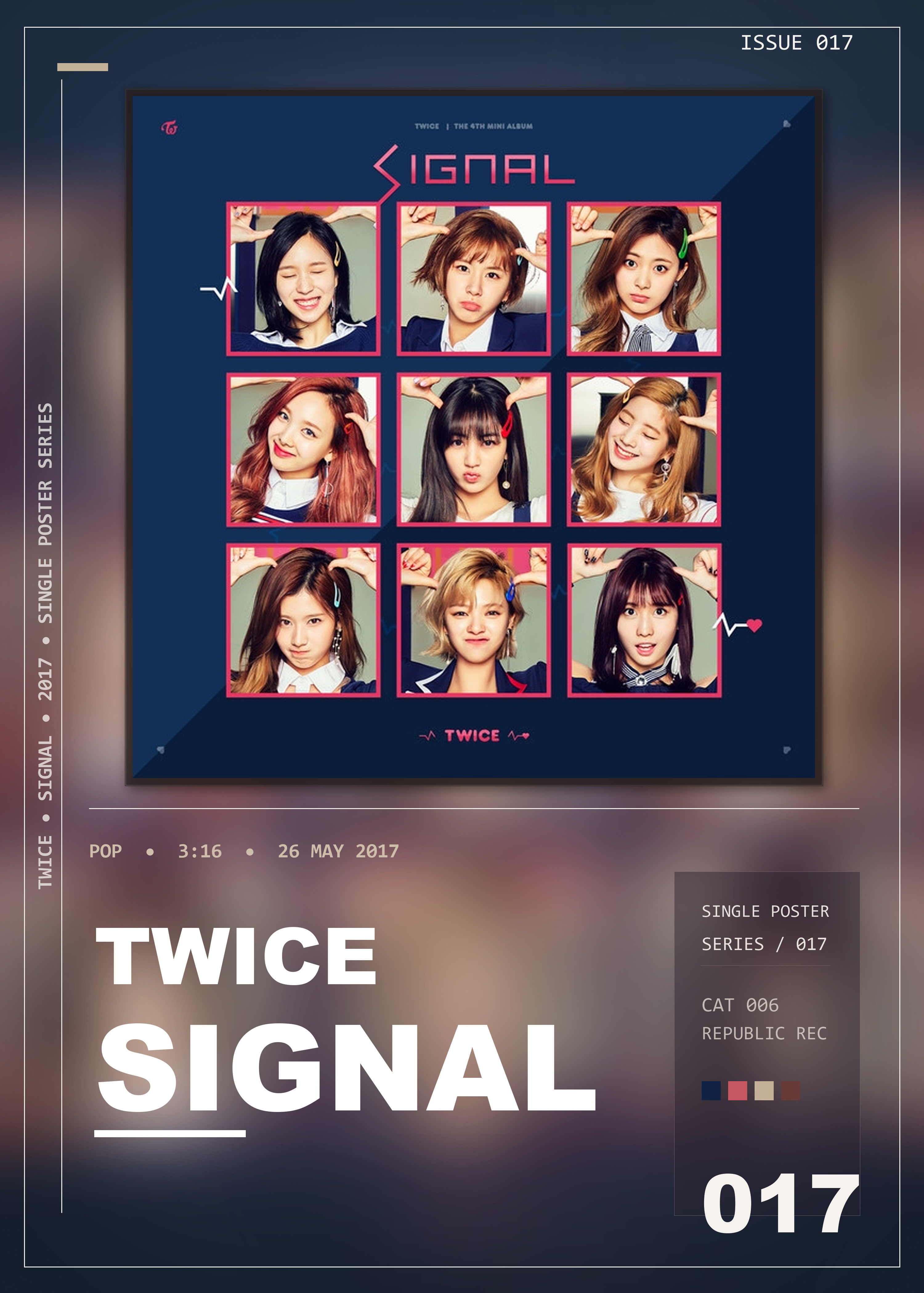 Music poster: TWICE - SIGNAL