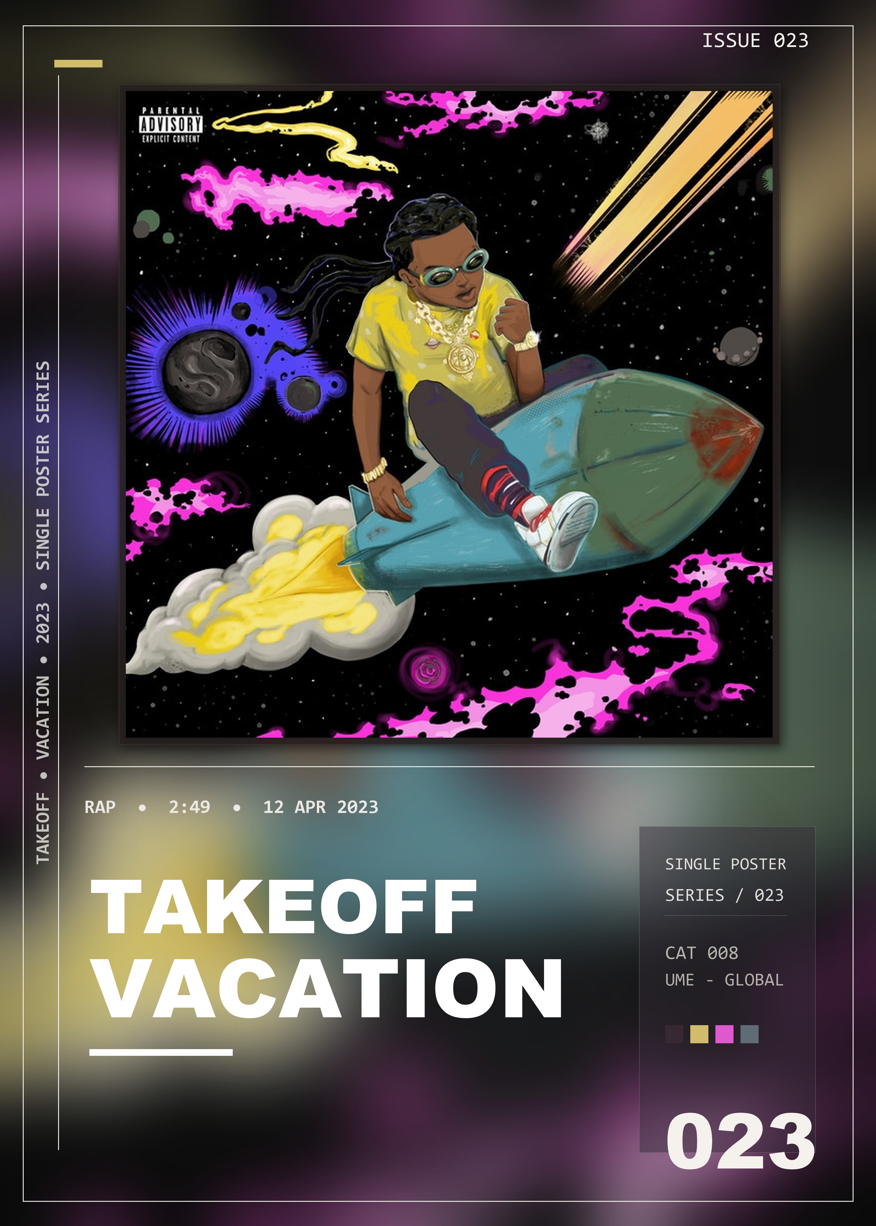 Music poster: Takeoff - Vacation