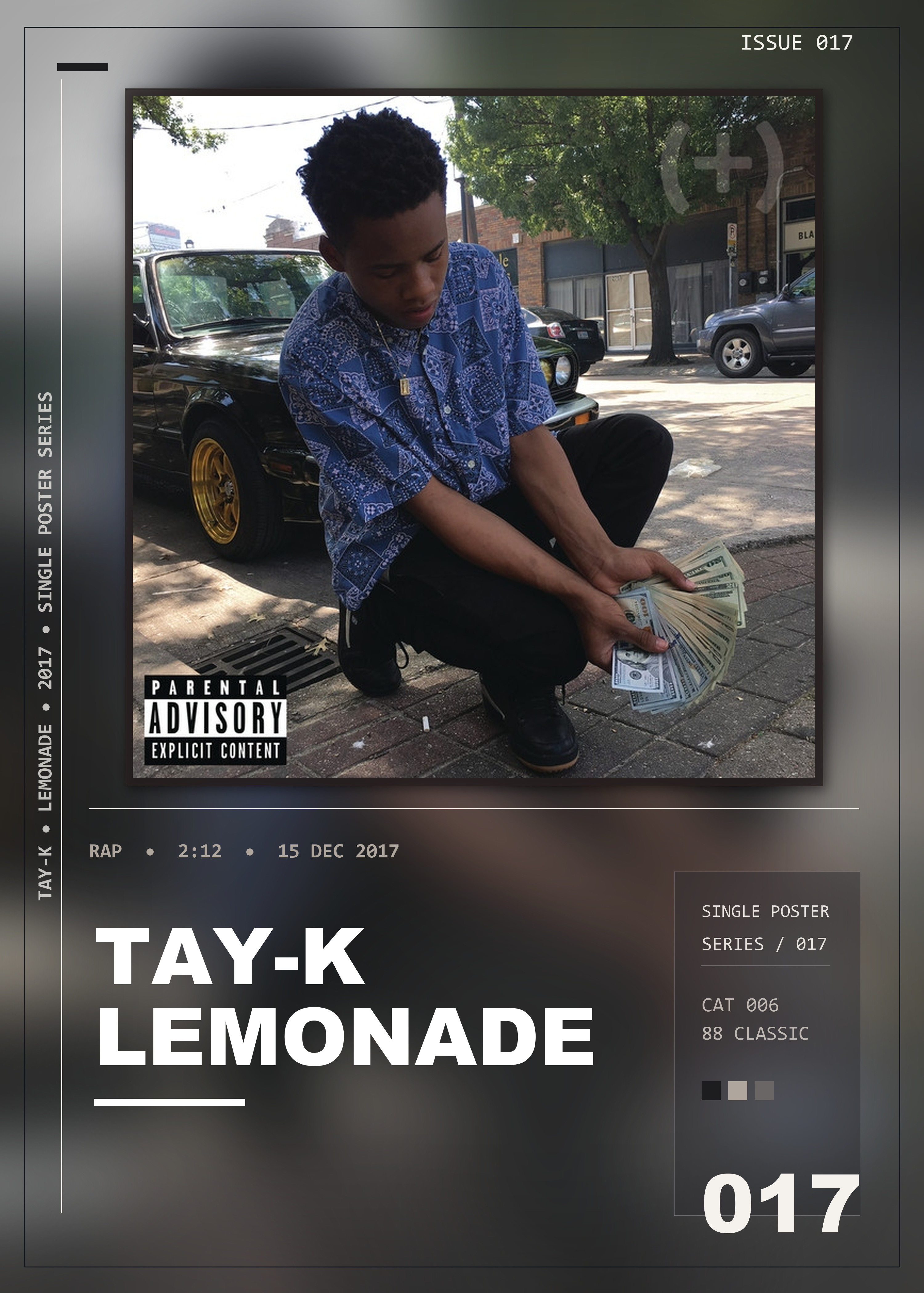 Music poster: Tay-K - Lemonade