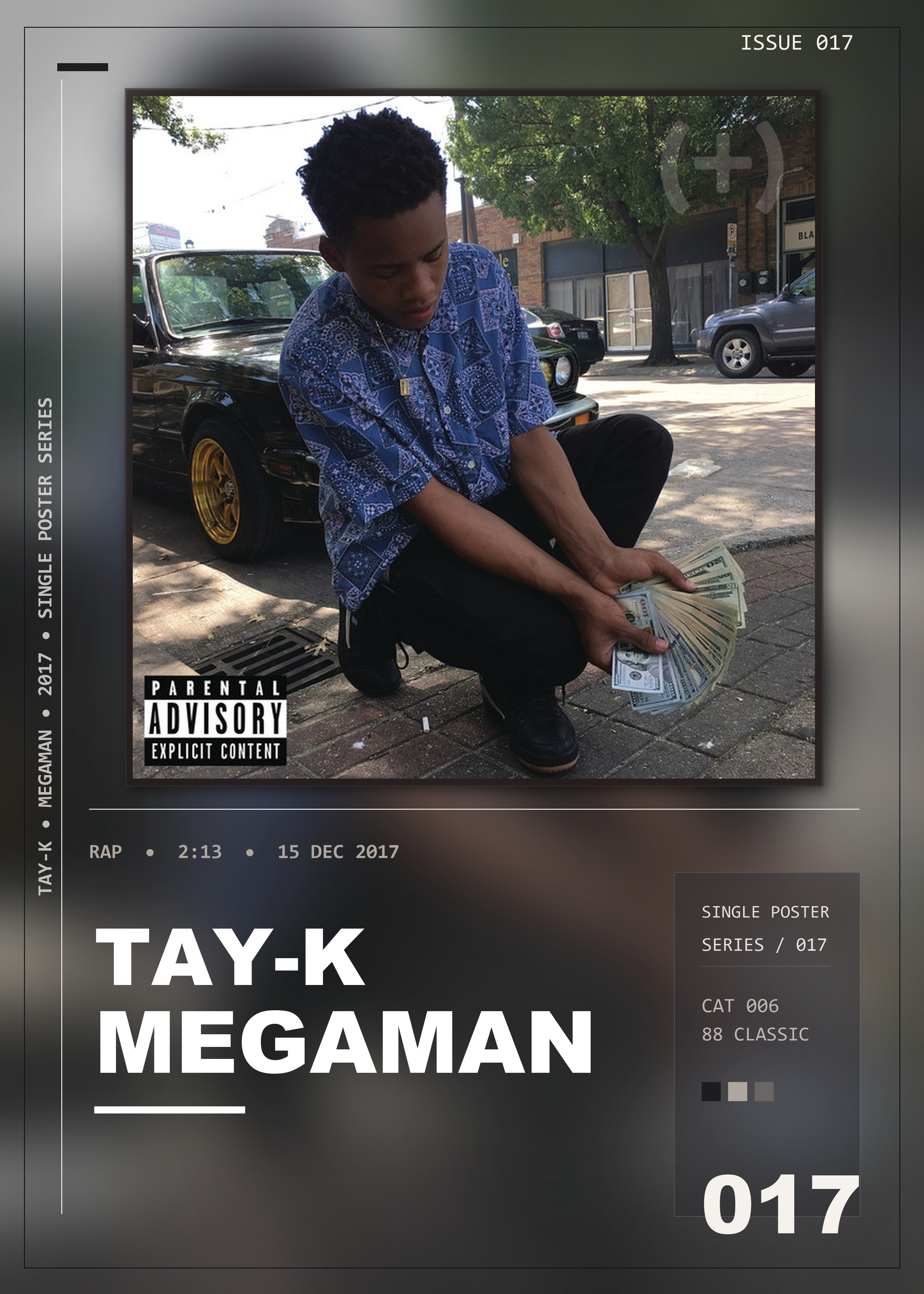 Music poster: Tay-K - Megaman