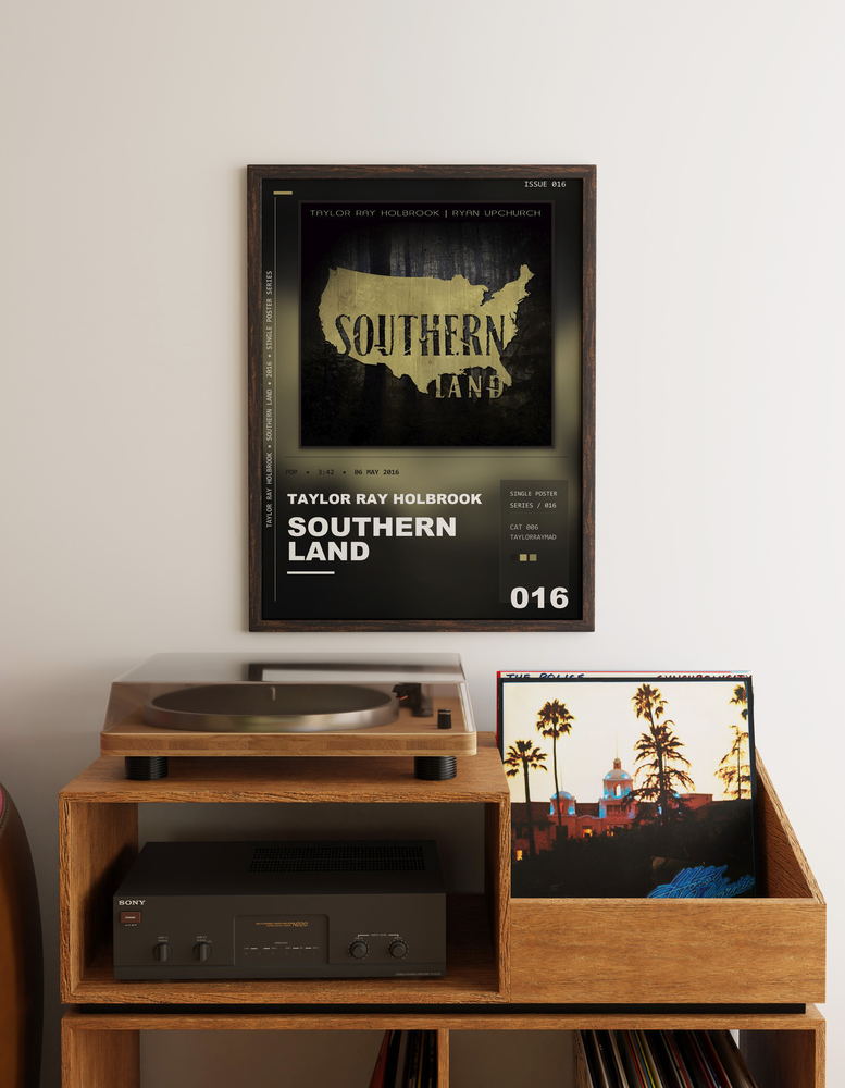 Music poster: Taylor Ray Holbrook - Southern Land