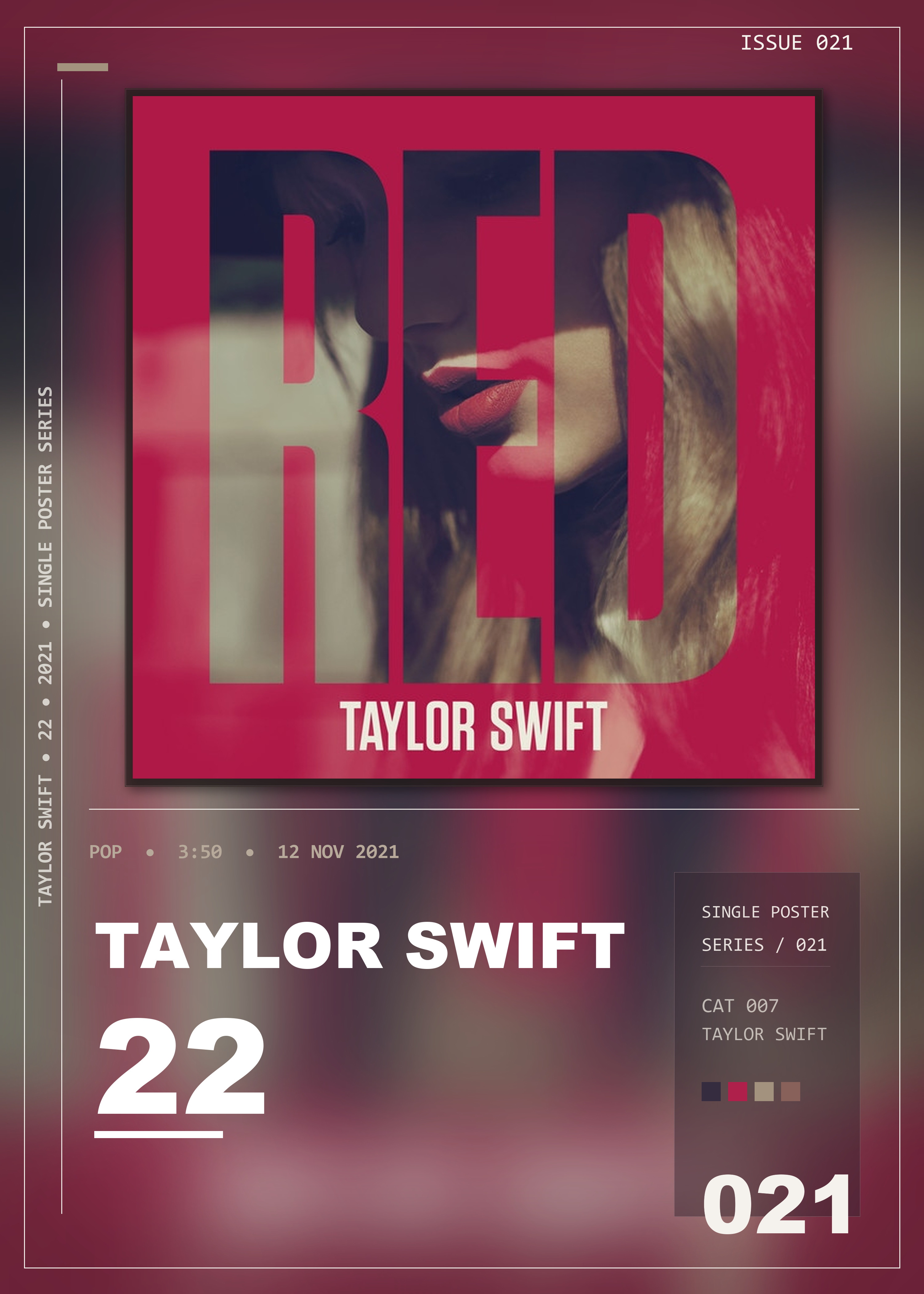 Music poster: Taylor Swift - 22