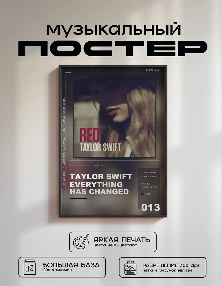 Music poster: Taylor Swift - Everything Has Changed