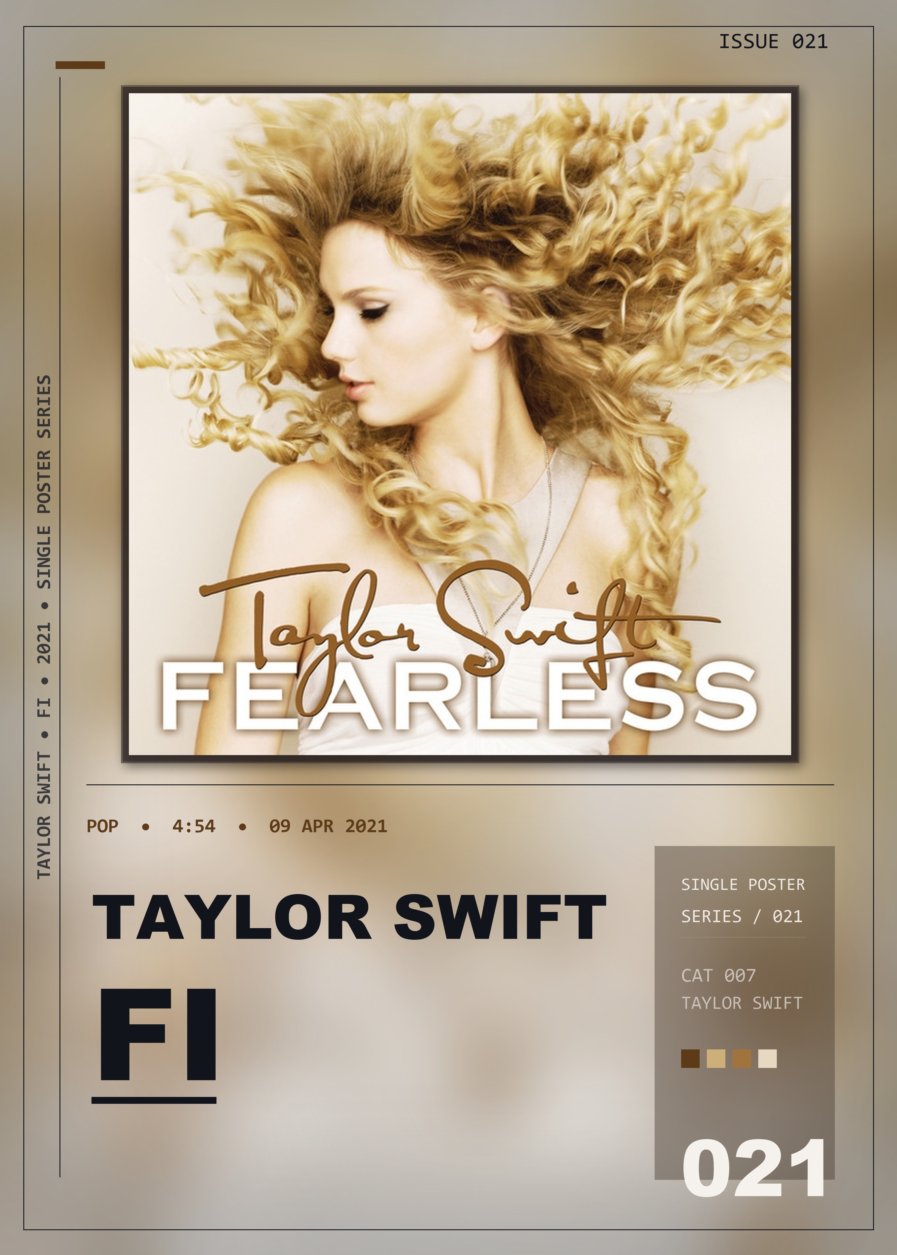 Music poster: Taylor Swift - Fifteen