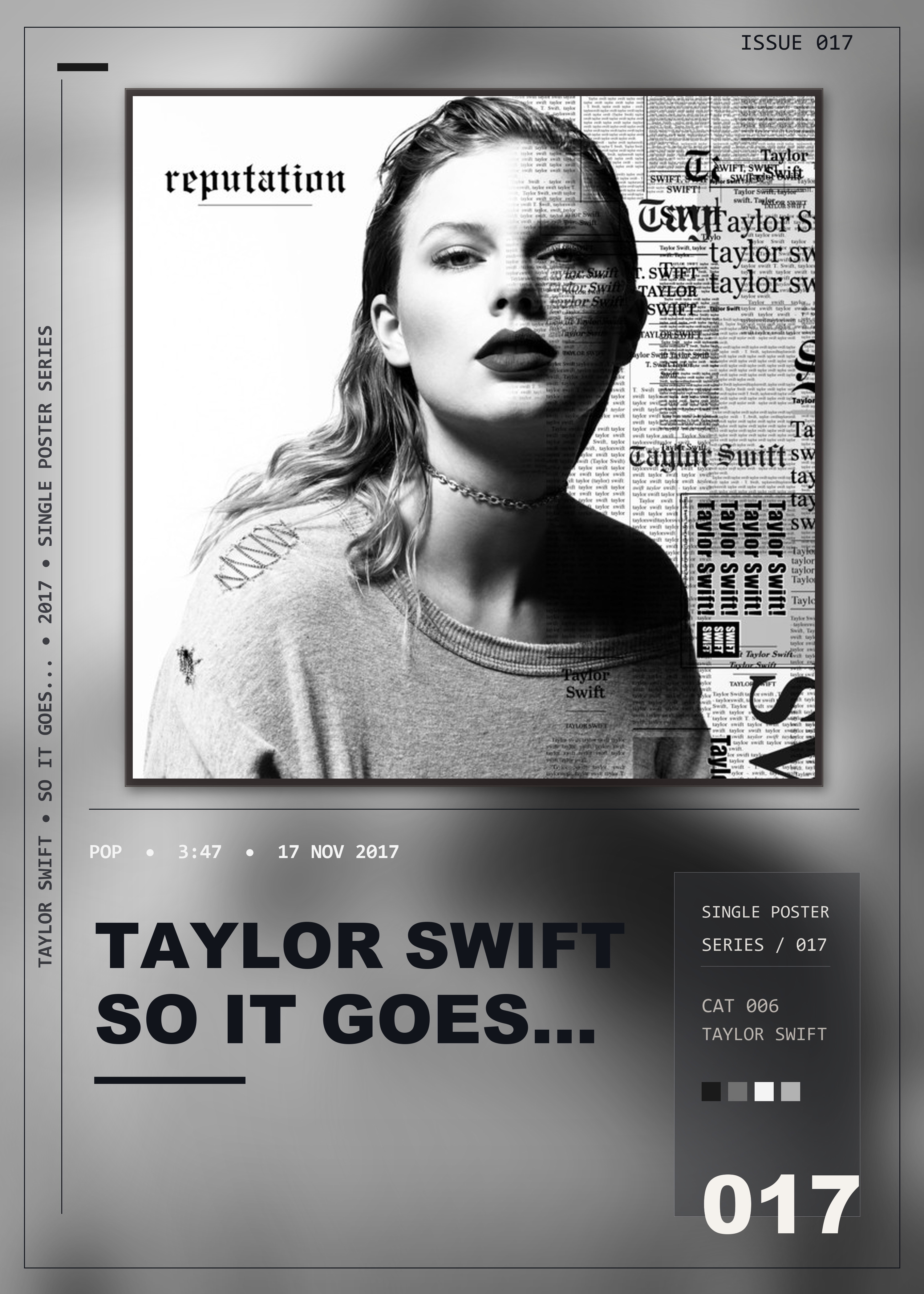 Music poster: Taylor Swift - So It Goes