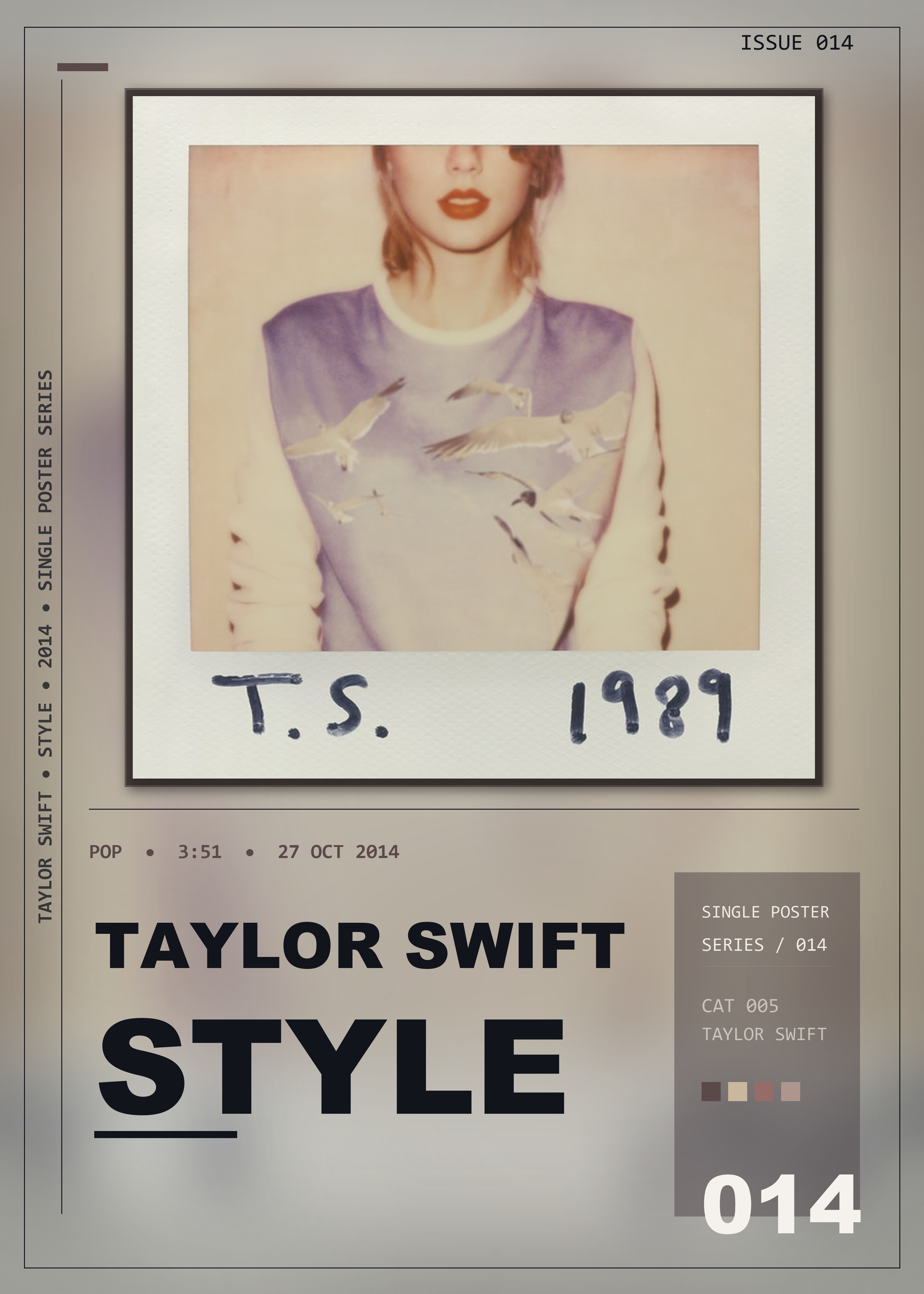 Music poster: Taylor Swift - Style
