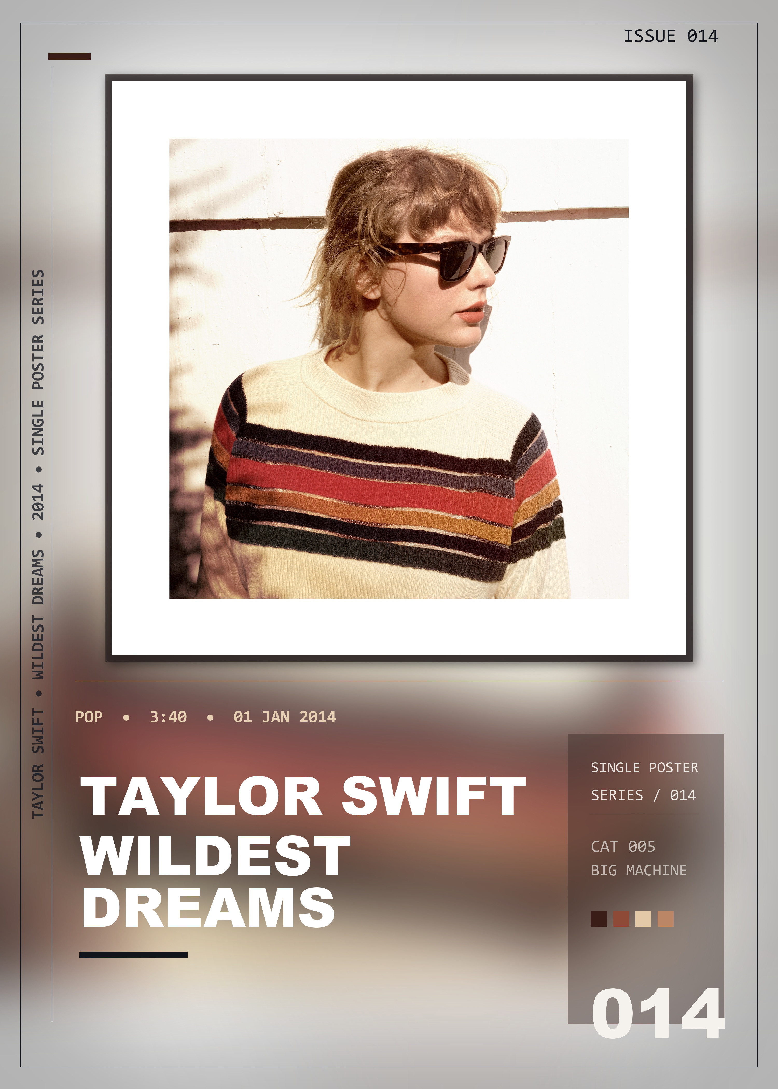 Music poster: Taylor Swift - Wildest Dreams